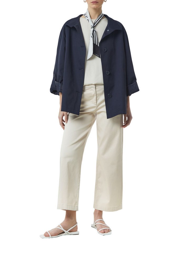 comma Stoffhose Sommerhose mit Schlag und Stretch