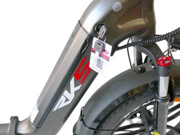 Fangqi E-Bike Faltbares 20Zoll E-Bike,Mountainbike,36V/10Ah Akku,Shimano 7Gang, 7 Gang, 250W Heckmotor