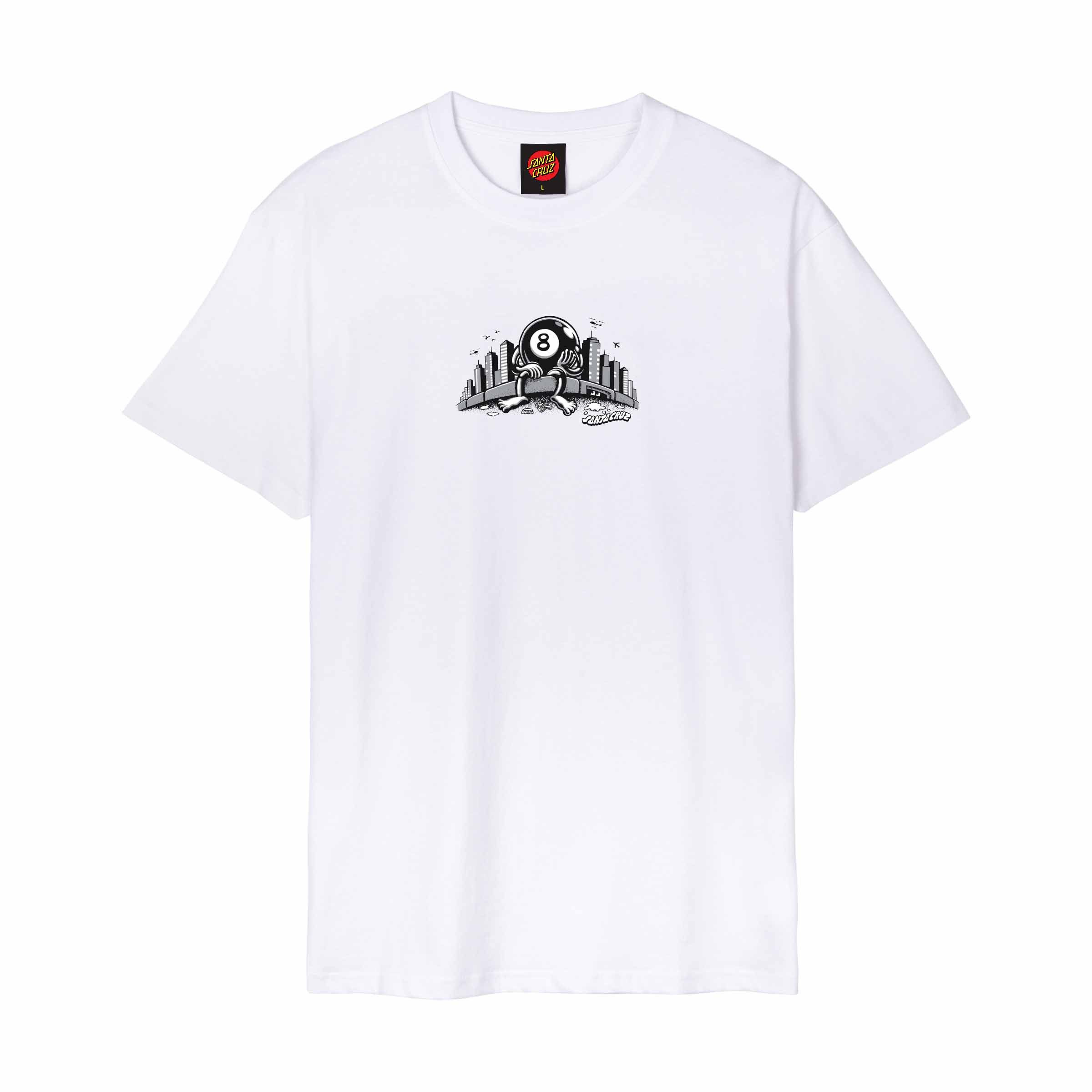 Santa Cruz T-Shirt aus 100% Baumwolle, leichtes Material, für Freizeit