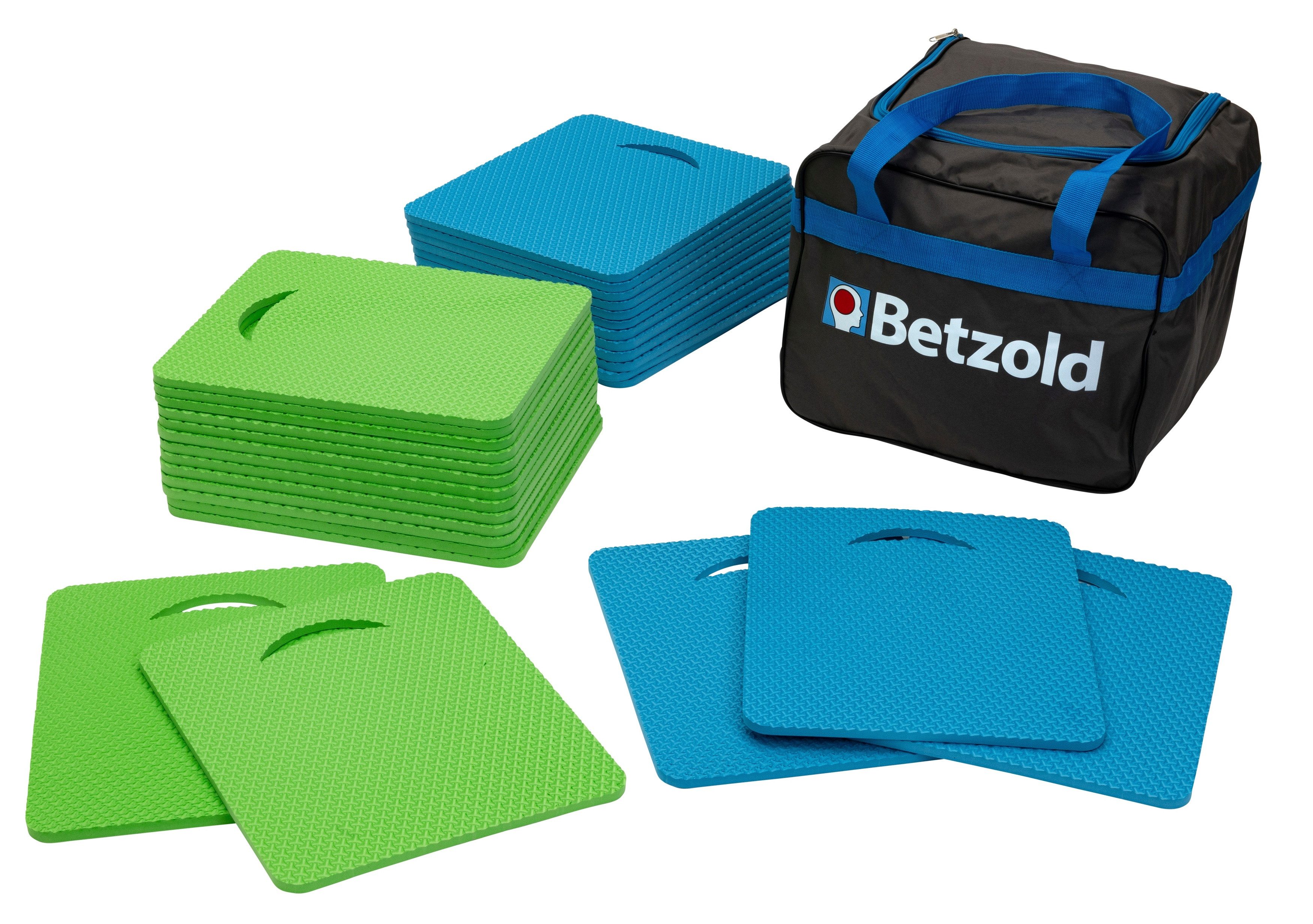 Betzold Sitzkissen Sitzunterlagen-Set inkl. Tasche, 31-tlg. – Komfort Ausflüge