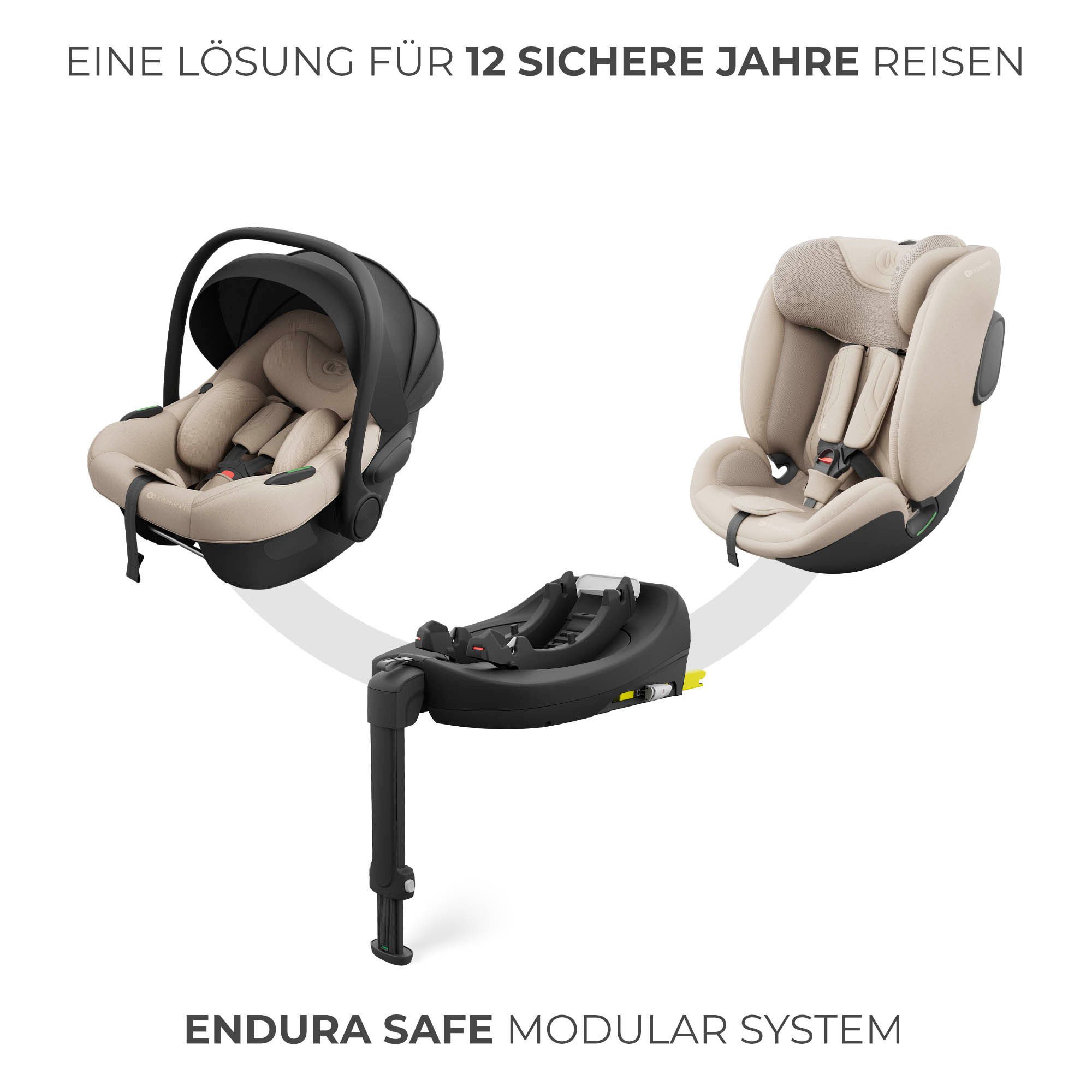 Kinderkraft Babyschale I-LITE mit ENDURA SAFE FX Basis, ab: Geburt, bis: 15 Monaten, ab: 40 cm, bis: 87 cm – Bild 5 von 5