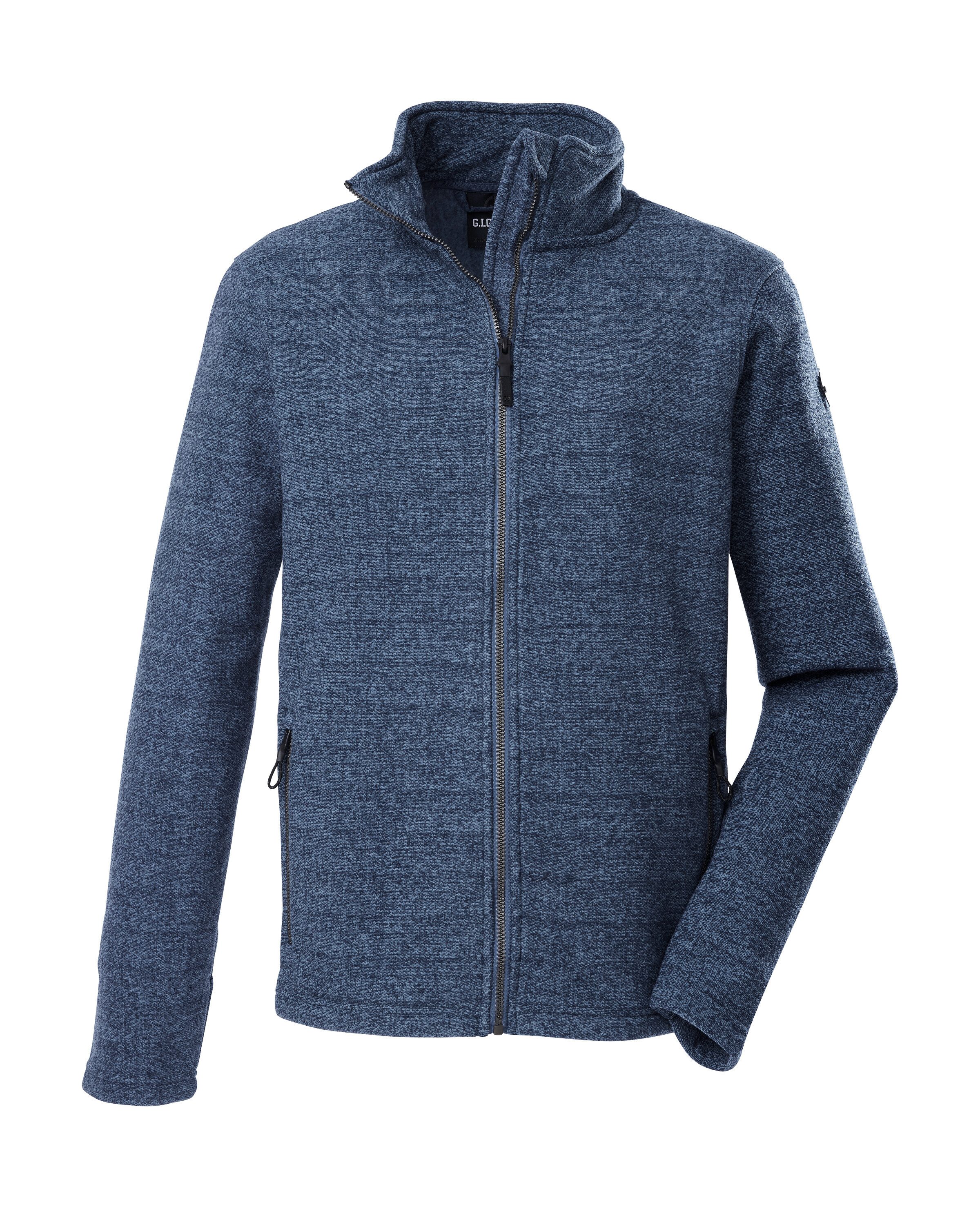 G.I.G.A. DX by killtec Fleecejacke GW 42 MN FLC JCKT G.I.G.A. DX Fleecejacke: Melange Optik, Zipper-Taschen, Kinnschutz