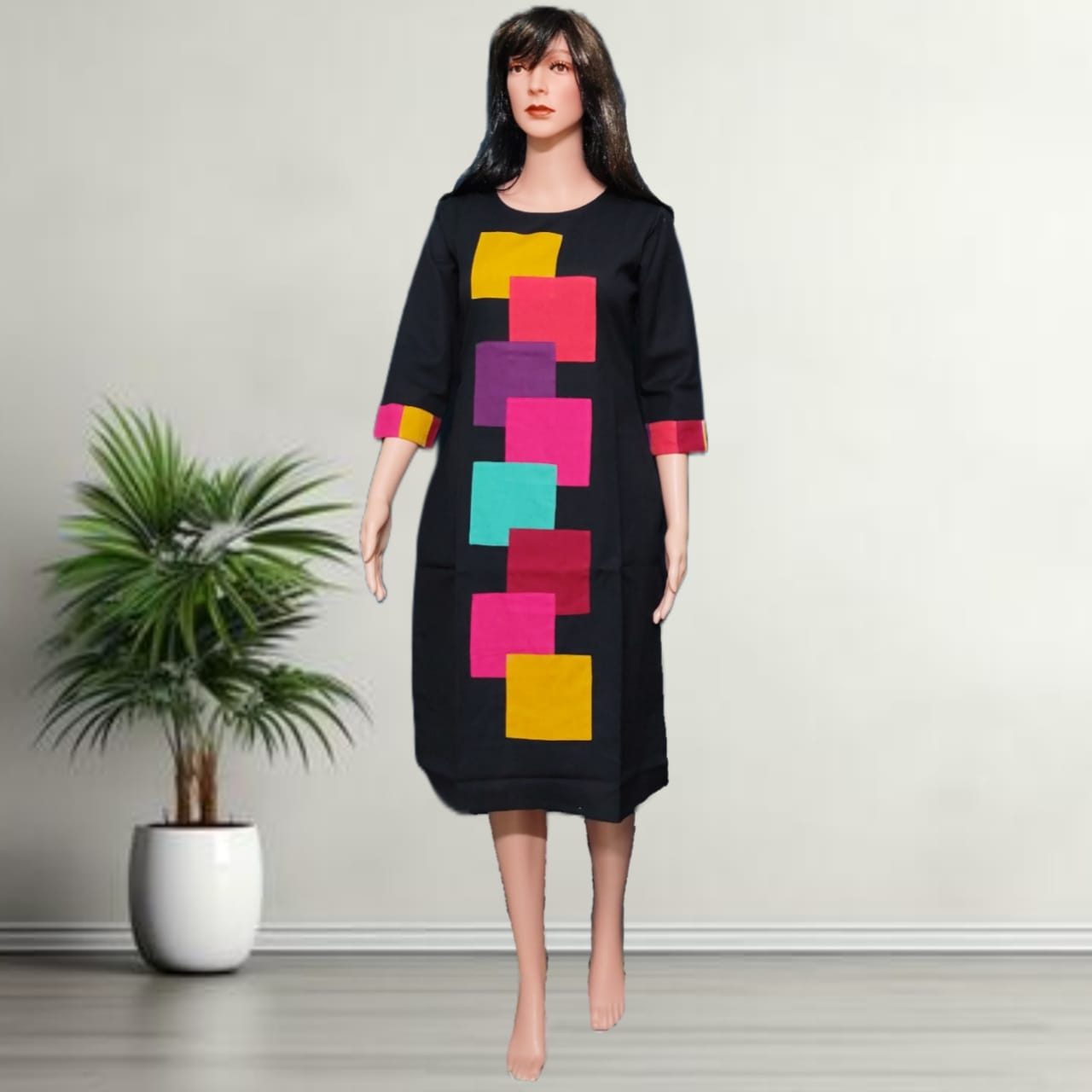 PfauGermany Longtunika Bricks Patchwork günstig online kaufen
