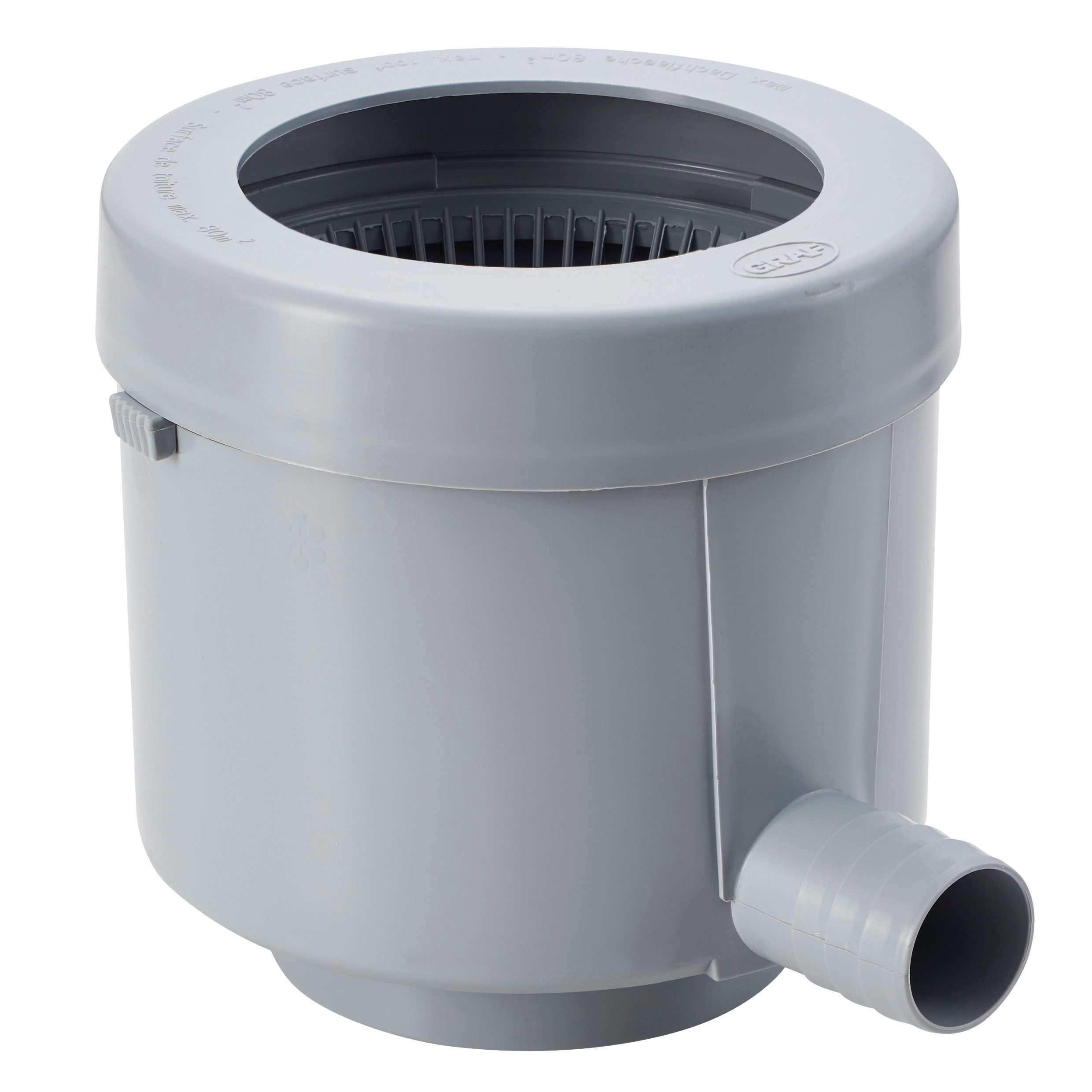 GARANTIA Regentonne Füllautomat de luxe DN 70, 80, 100 grau inkl. Filtereinsatz