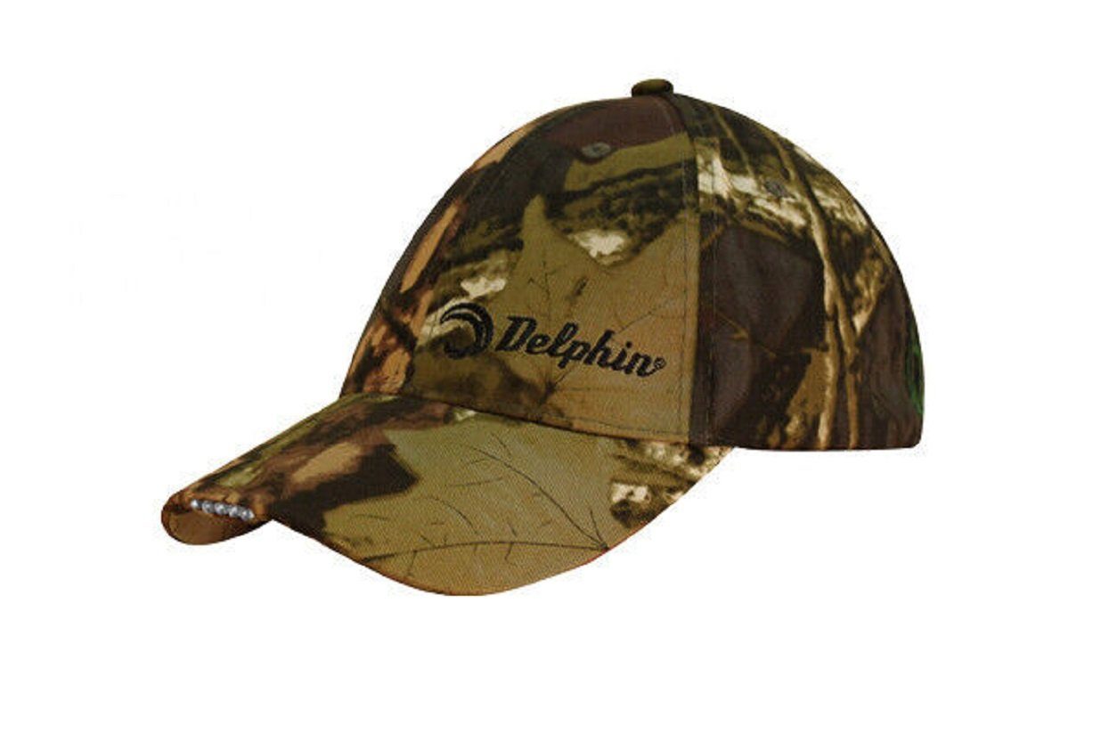 Delphin.sk Baseball Cap Summer mit Delphin Leuchten - Mütze von eine Tarnmuster im LED Cap