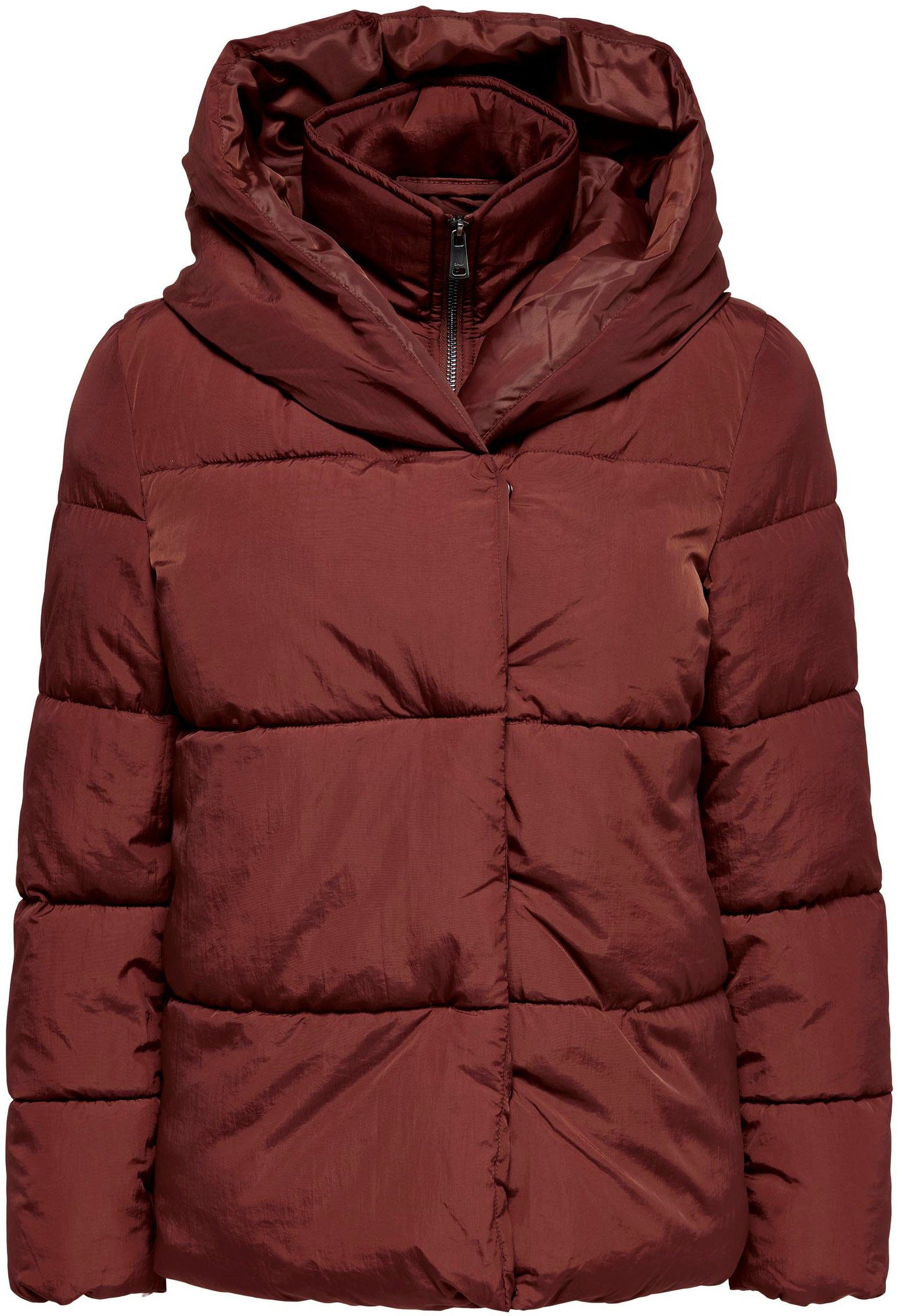 ONLY Steppjacke ONLSYDNEY SARA PUFFER JACKET mit großer Kapuze | Mäntel