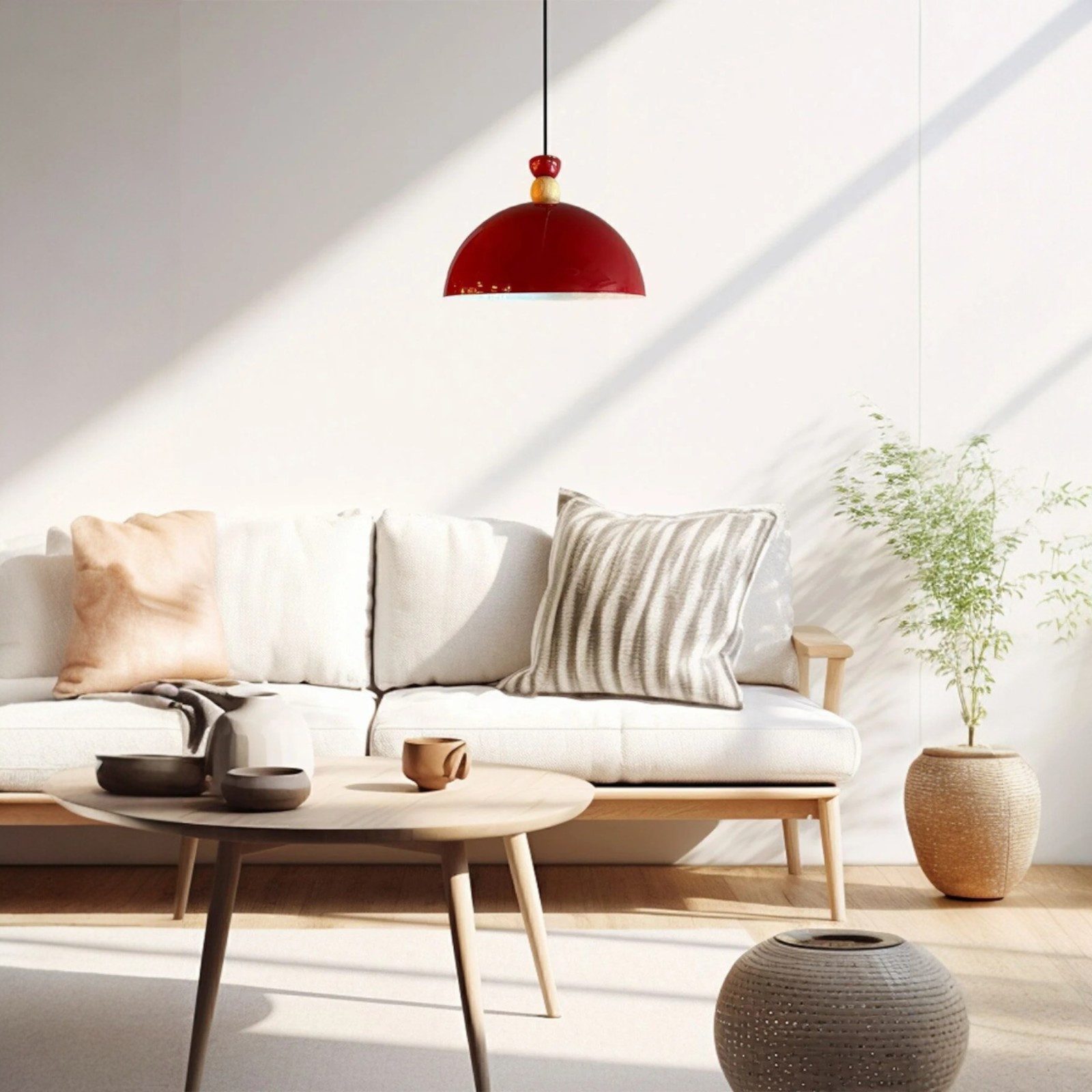 Bamyum Pendelleuchte Pendelleuchte Yimpi Hängelampe Industrial Ø30 cm, E27, Moderne Lampe, ohne Leuchtmittel, E27, Dimmbar, Einstellbare Kabellänge