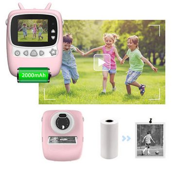 HT Kinderkamera mit 30 Megapixeln,1080P Full HD Selfie-Digitalkamera Kinderkamera (inkl. 2,4 Zoll Display und 32GB TF-Karte, ideal als Geschenk für Jungen und Mädche)