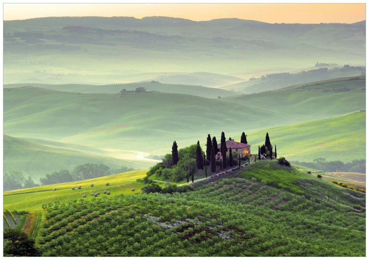 Wallario Poster, Toskana in Italien, in günstig online kaufen