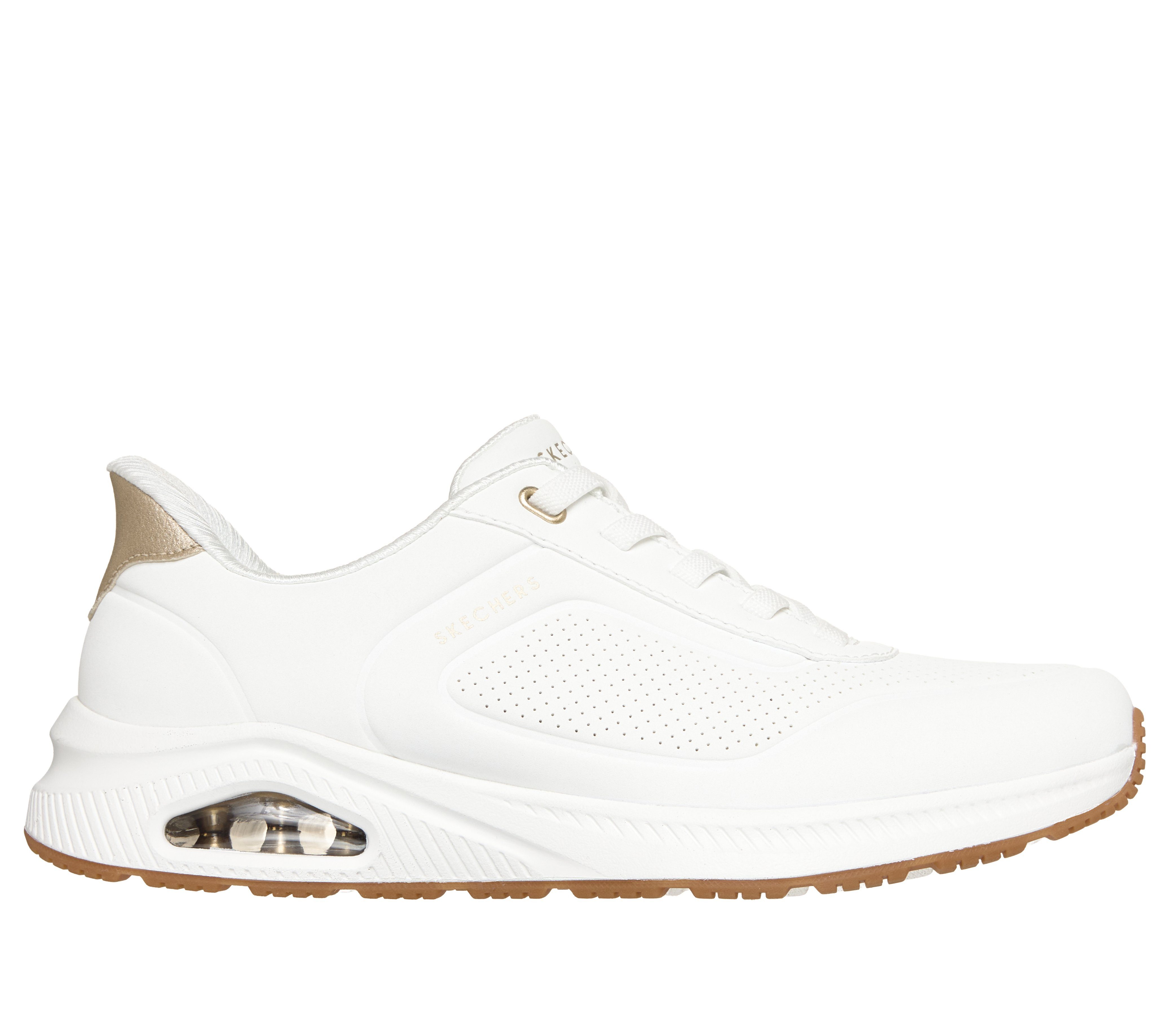 Skechers ARCH FIT UNO Slip-On Sneaker Schlupfschuh, Halbschuh, Freizeitschuh mit Slip ins – Bild 4 von 5