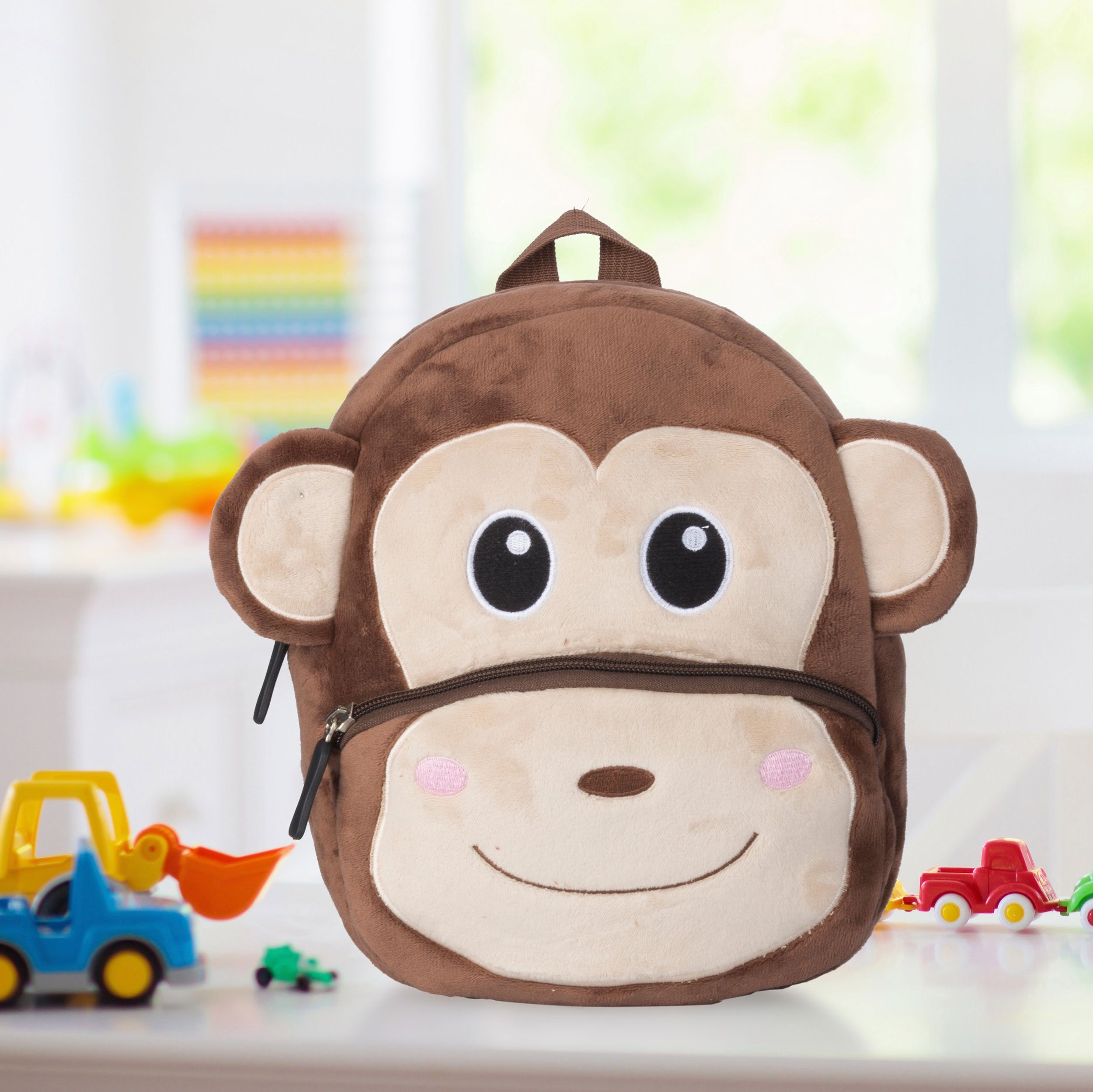 all Kids United Kinderrucksack ALL KIDS UNITED Kinder Rucksack Tiermotiv – Wasserdichter Rucksack (Tier-Rucksack, 2 - 6 Jahre), Wasserfest, Ergonomisch, Leichtgewichtig