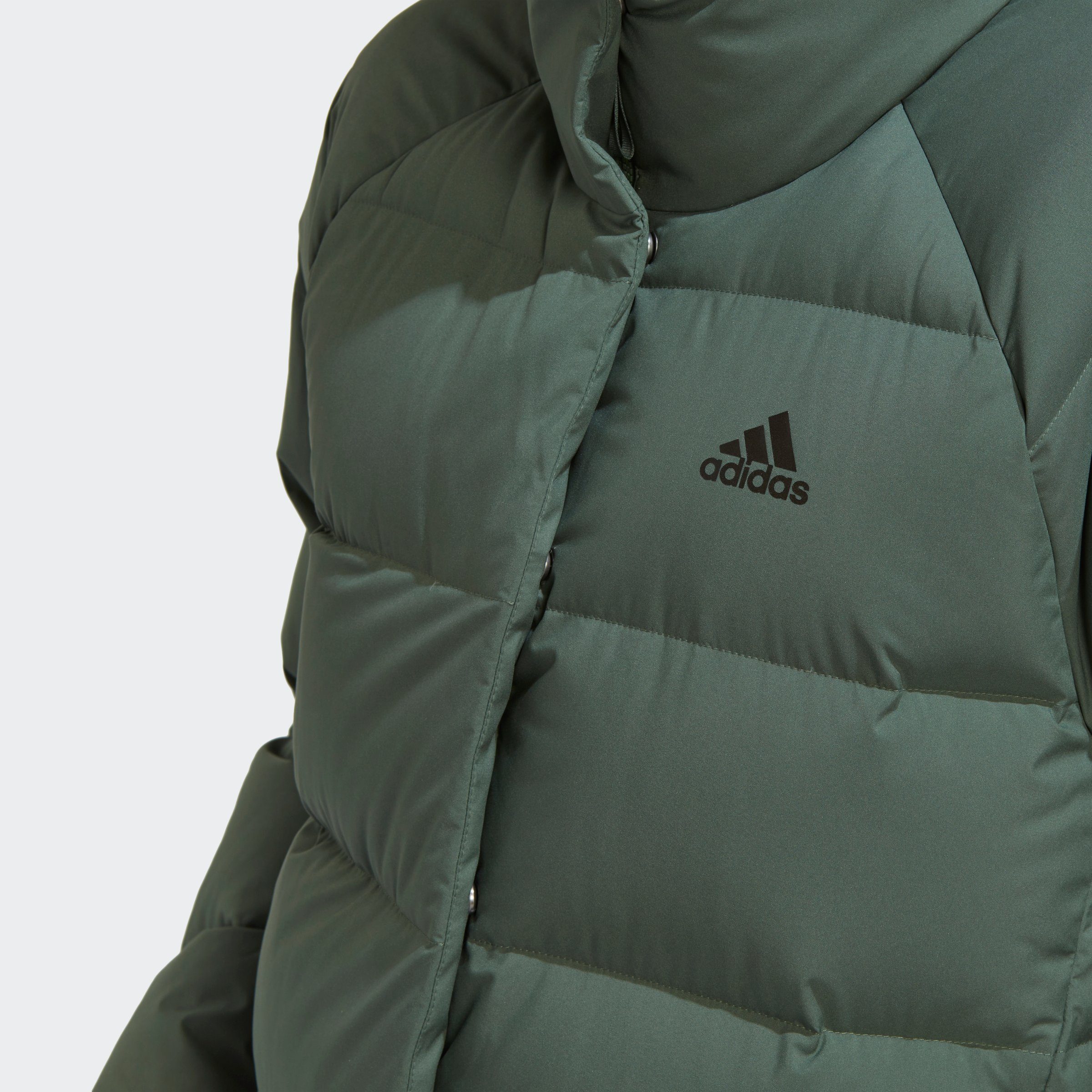 HELIONIC RELAXED DAUNENJACKE Sportswear adidas grün Outdoorjacke