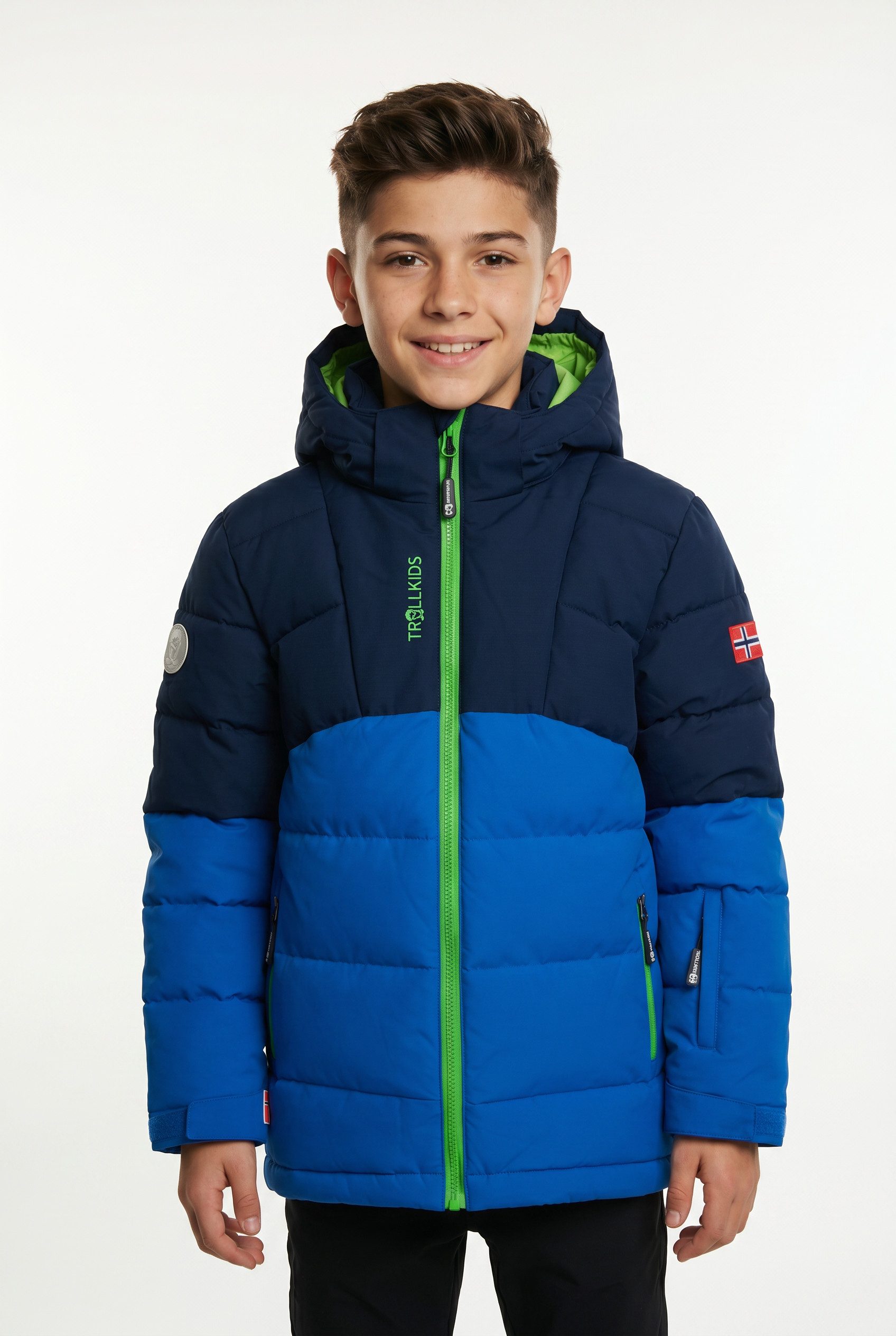TROLLKIDS Funktionsjacke KIDS GRYLLEFJORD JACKET mit Reißverschlusstaschen, wasserabweisend, winddicht