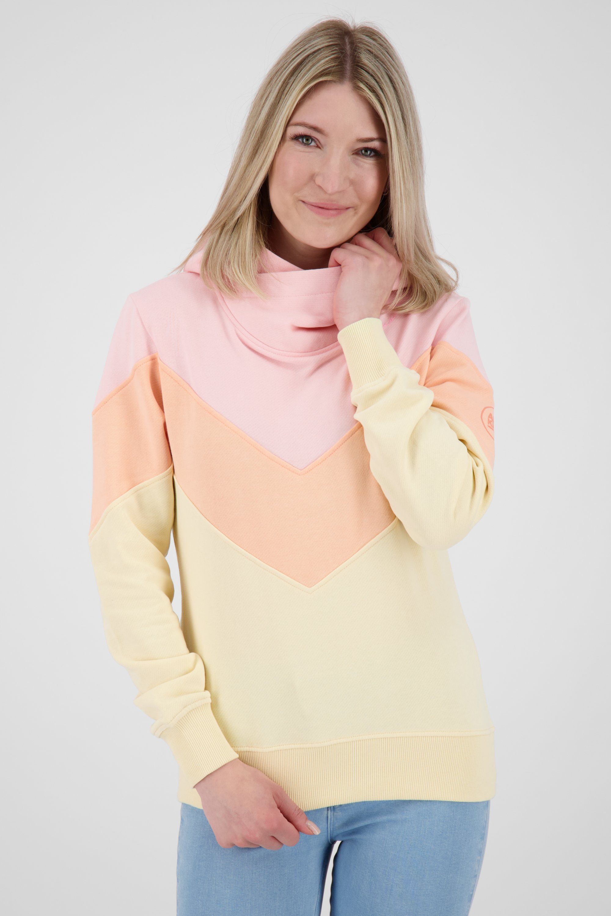 Kickin & Alife vanilla melange Sweat Kapuzensweatshirt A StanaAK Damen