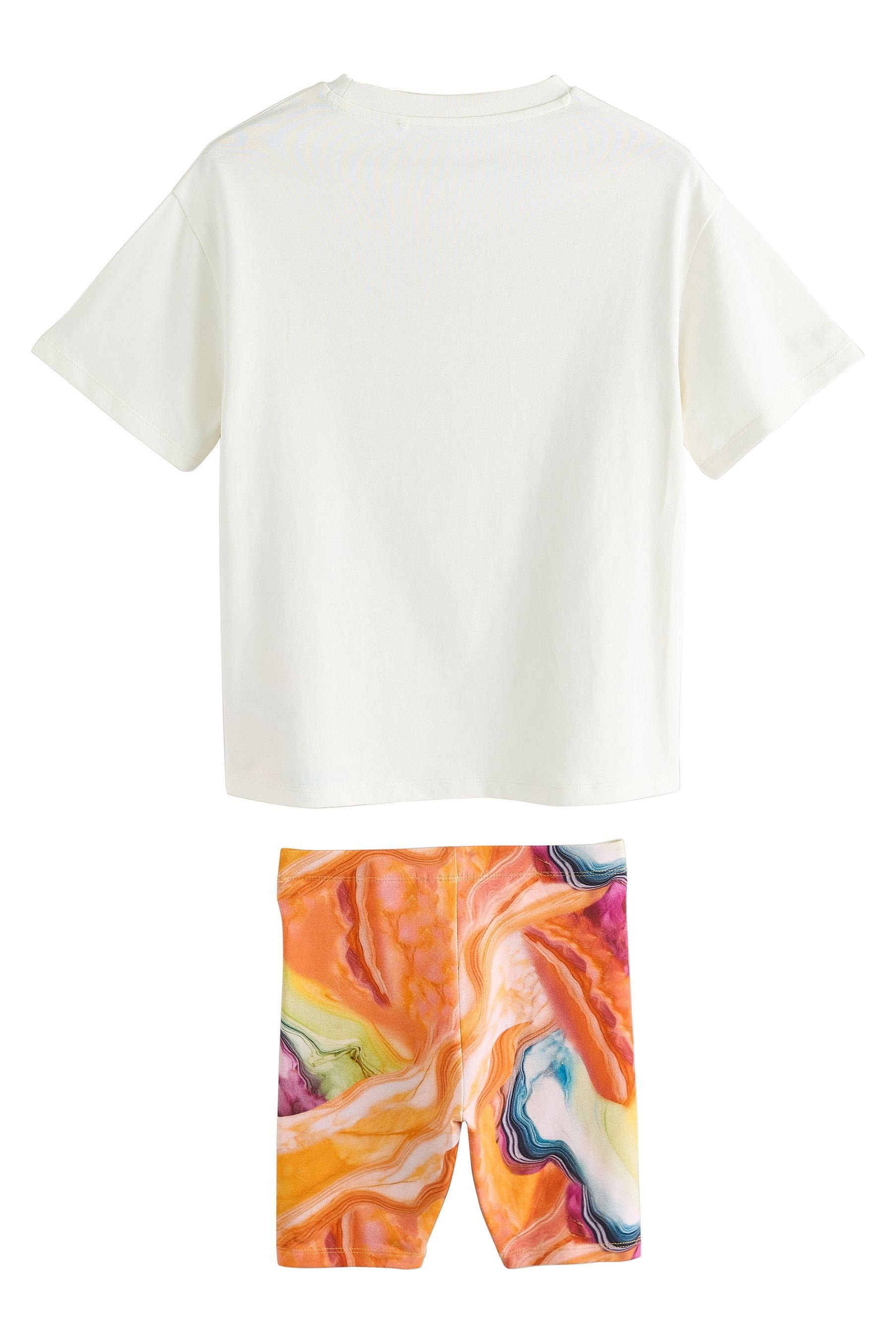 Next T-Shirt & Shorts Oversized Fit günstig online kaufen