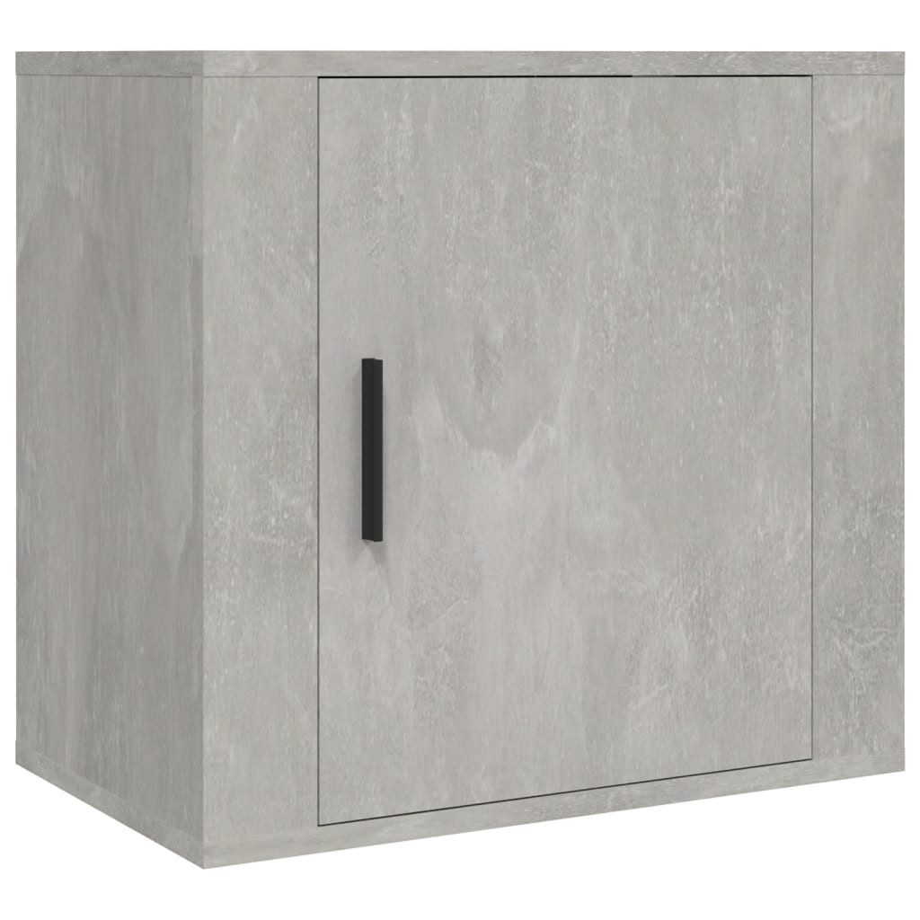 Nachttisch Wand-Nachttisch Betongrau 50x30x47 cm