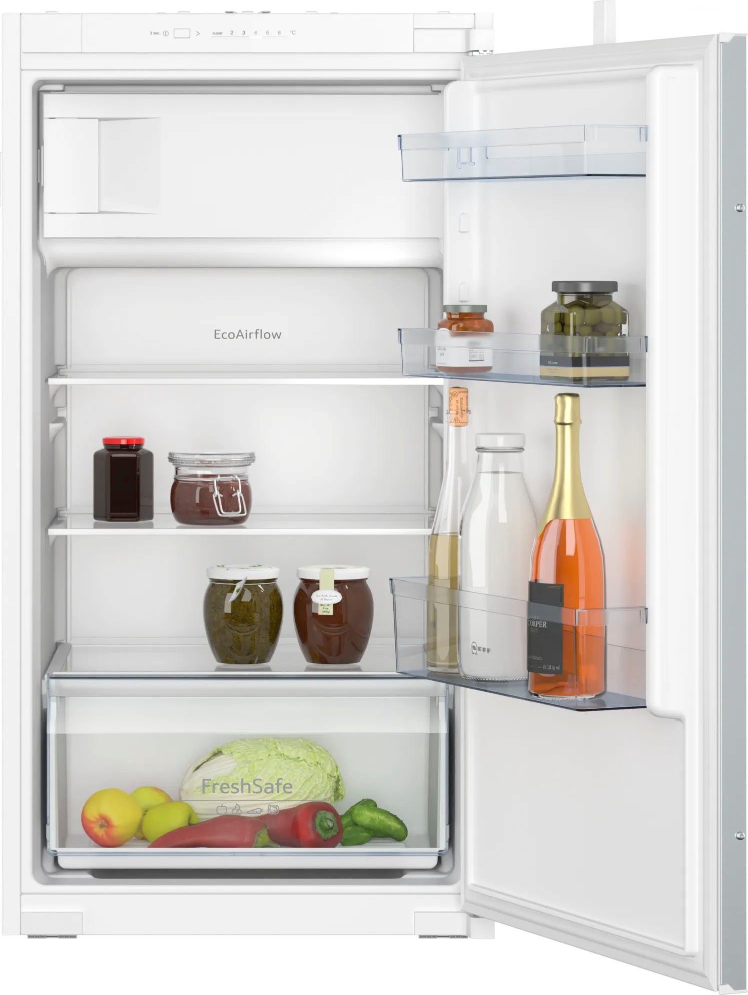 NEFF Einbaukühlschrank KI2321SE0, 102,1 cm hoch, 56 cm breit, Fresh Safe –  Schublade für flexible Lagermöglichkeiten von Obst und