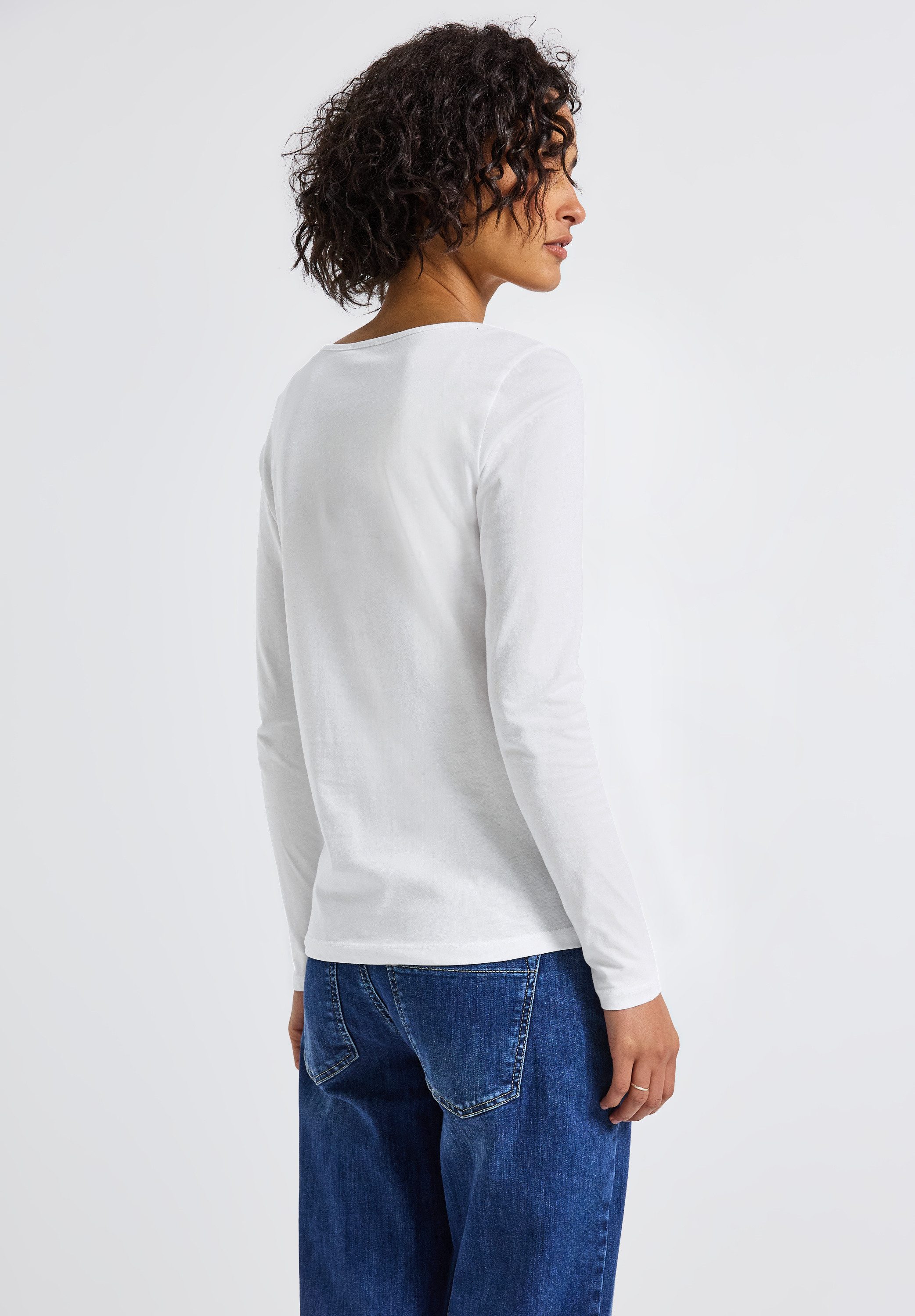 STREET ONE Langarmshirt Basic
