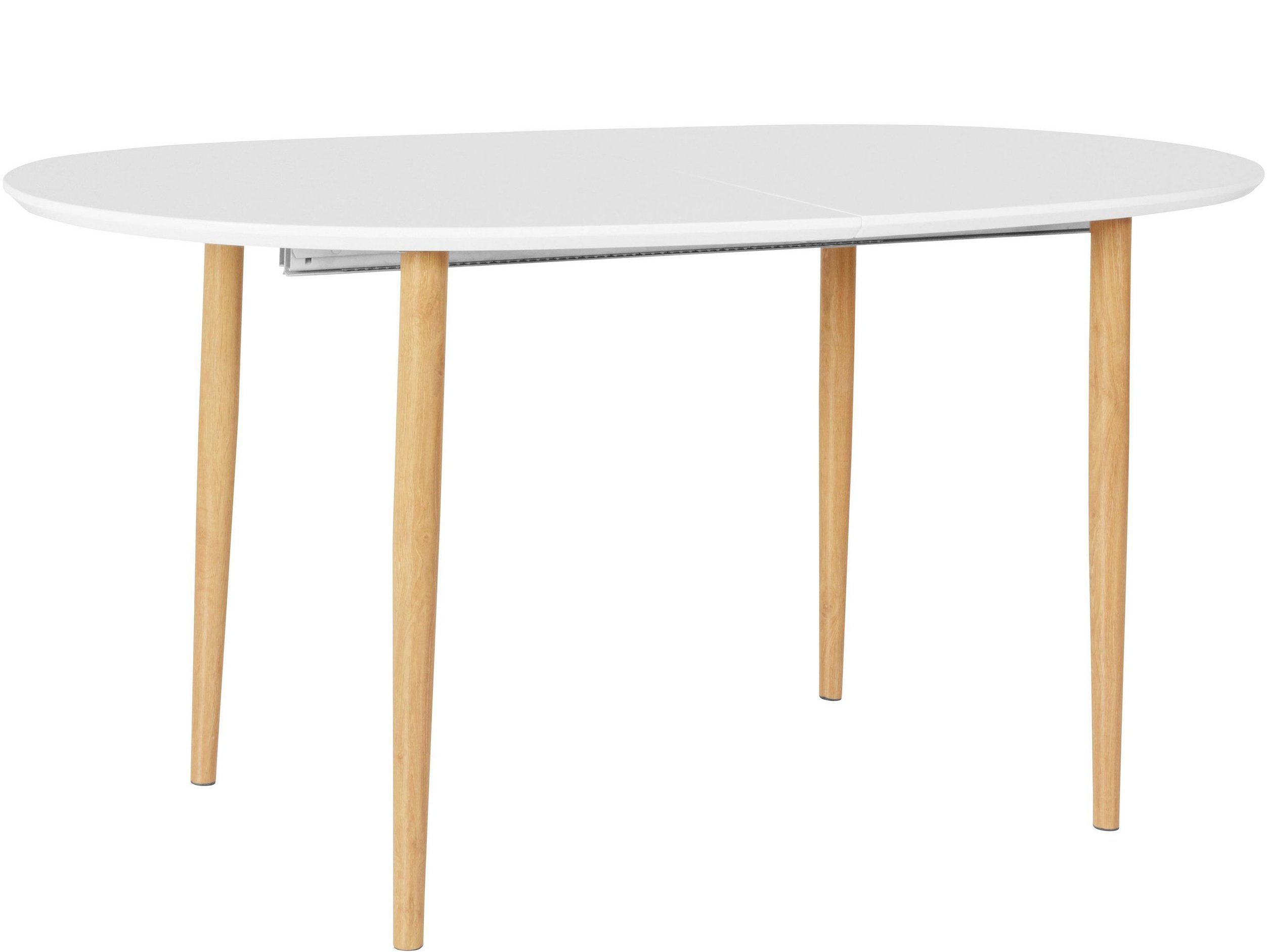 loft24 Esstisch Oswald, oval, erweiterbar bis 280 cm, Skandinavisches Design