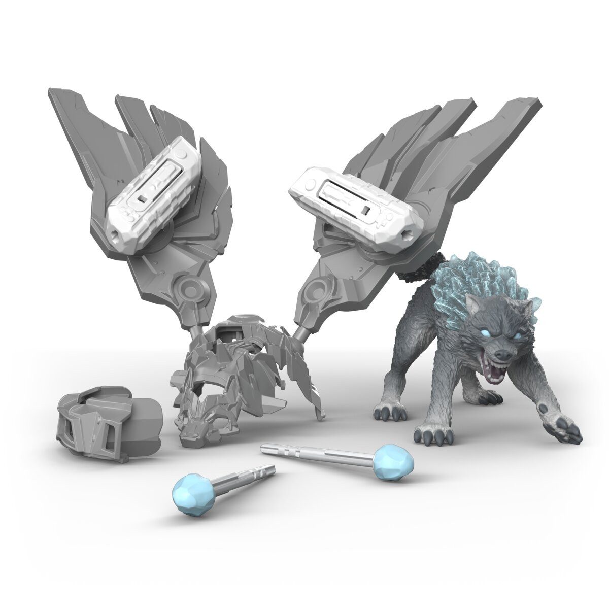 Schleich® Spielfigur ELDRADOR® CREATURES, Gladiator Eiswolf (42815)