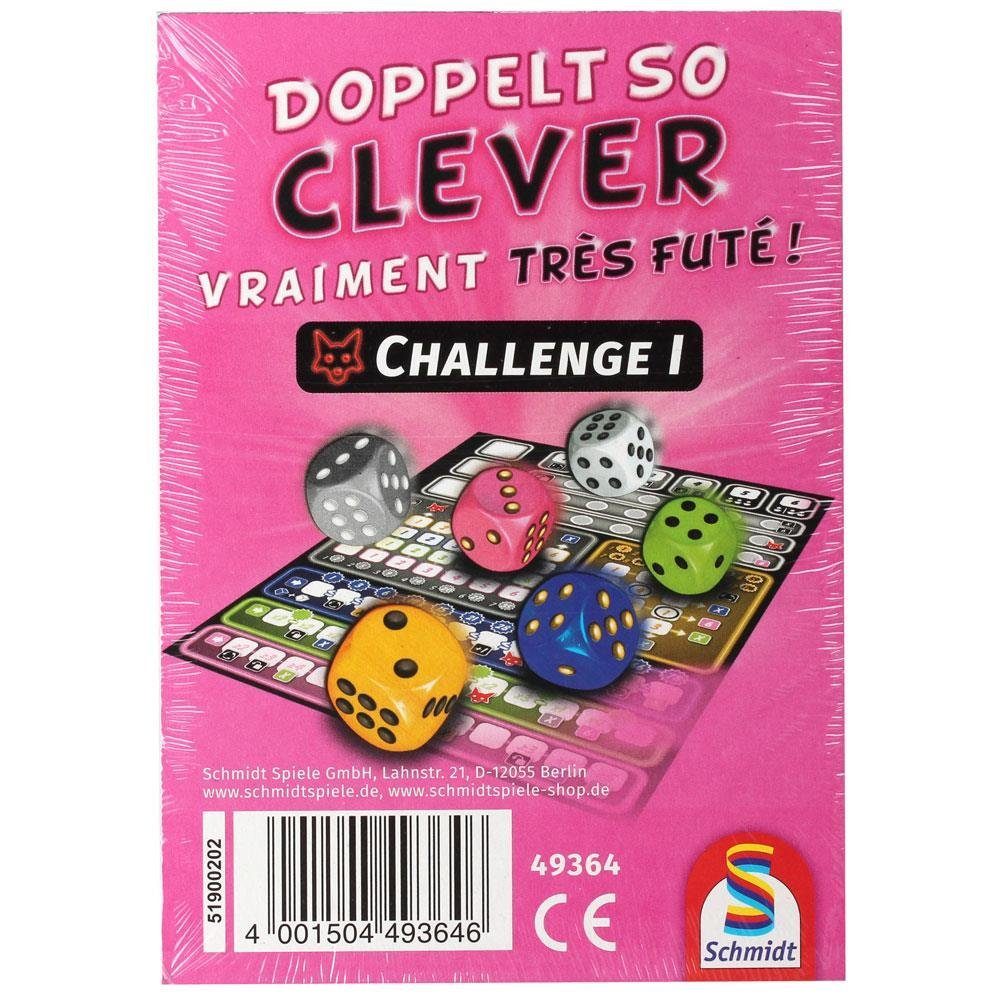 Schmidt Spiele Spiel Doppelt so clever: Challenge I Zusatzblock