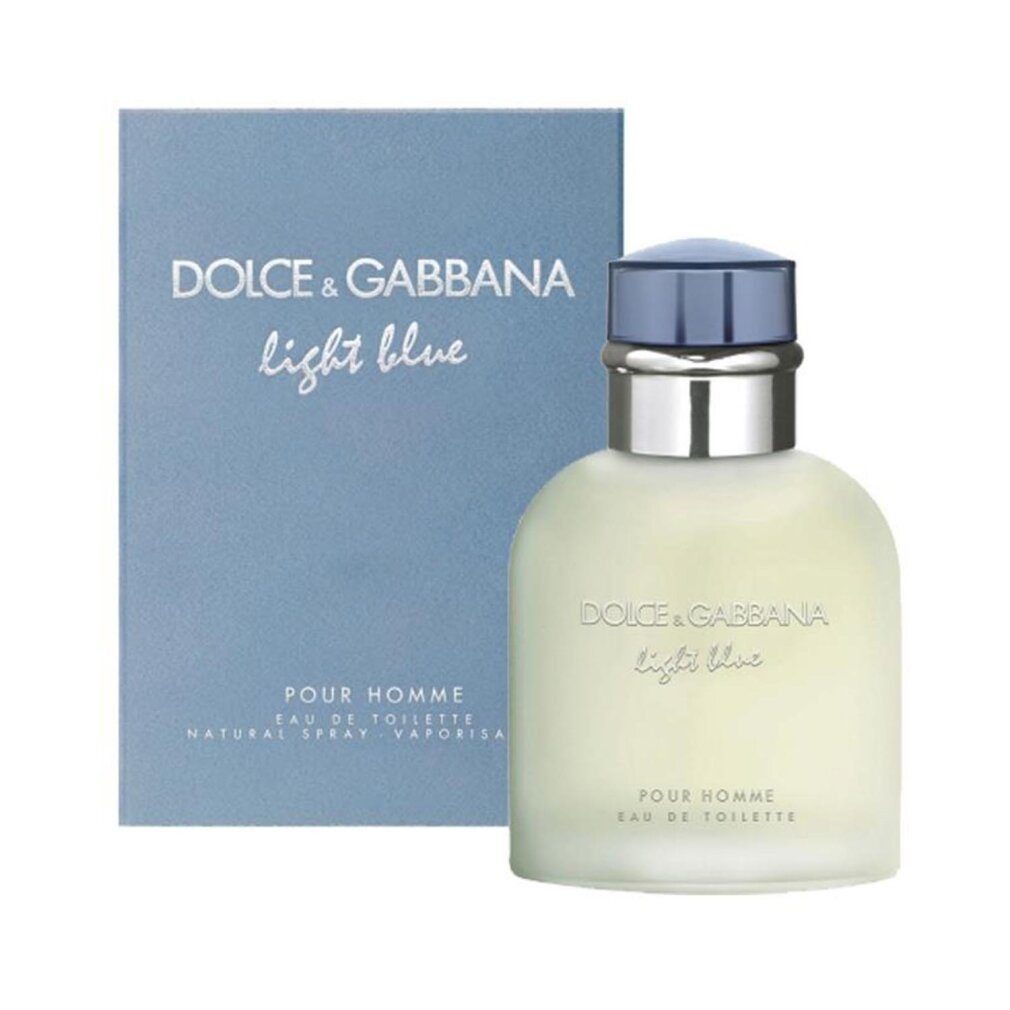 DOLCE & GABBANA Eau de Toilette Light Blue Pour Homme, Glasflakon, Parfüm EDT, Herrenduft