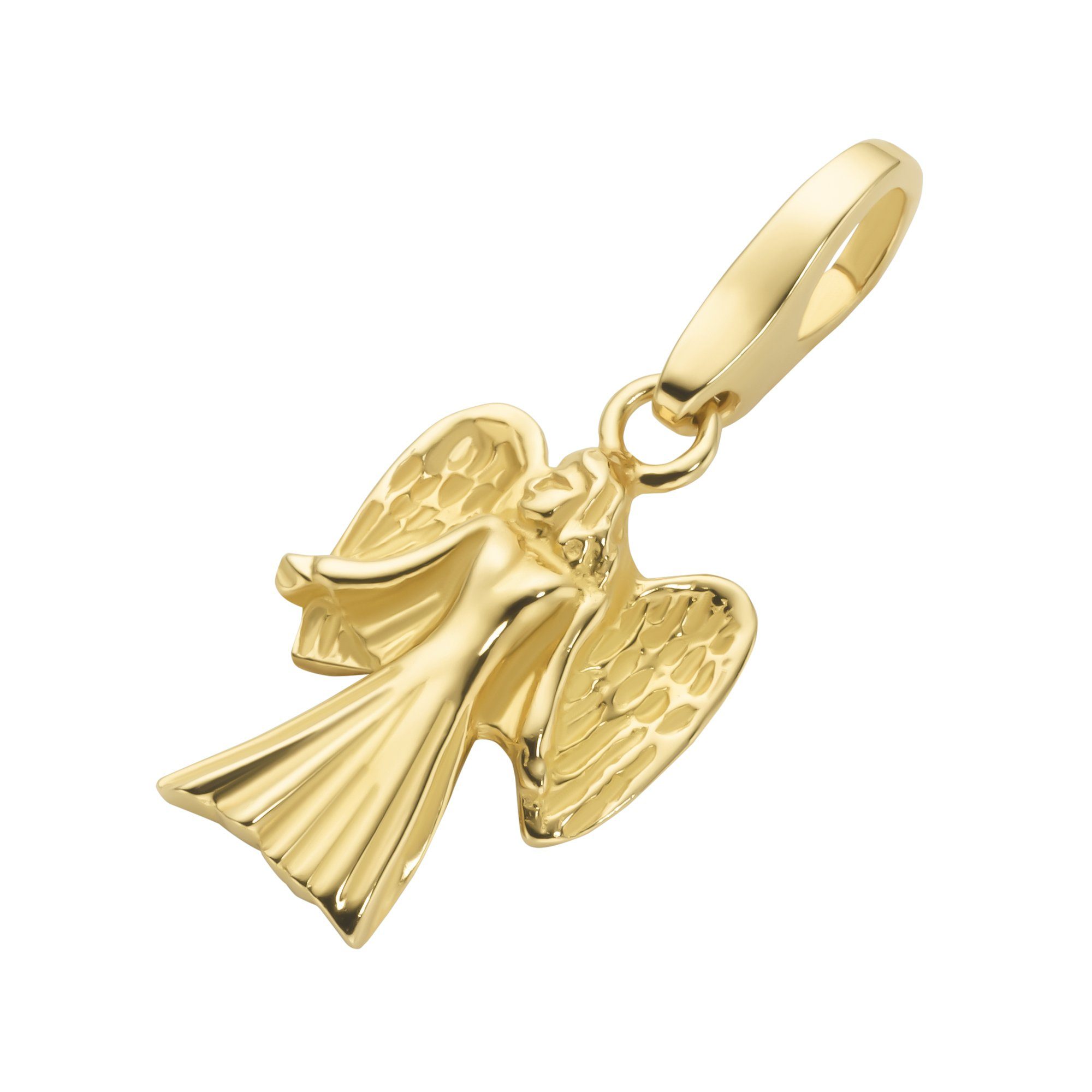 GIORGIO MARTELLO MILANO Charm Engel Schutzengel, vergoldet, Silber 925