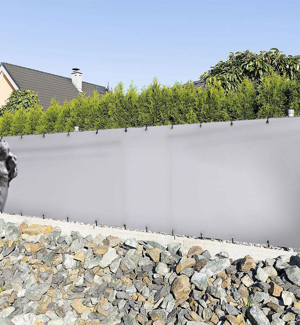 Sichtschutzzaunmatten Zaunbanner David Statue Sichtschutz Garten Zaun