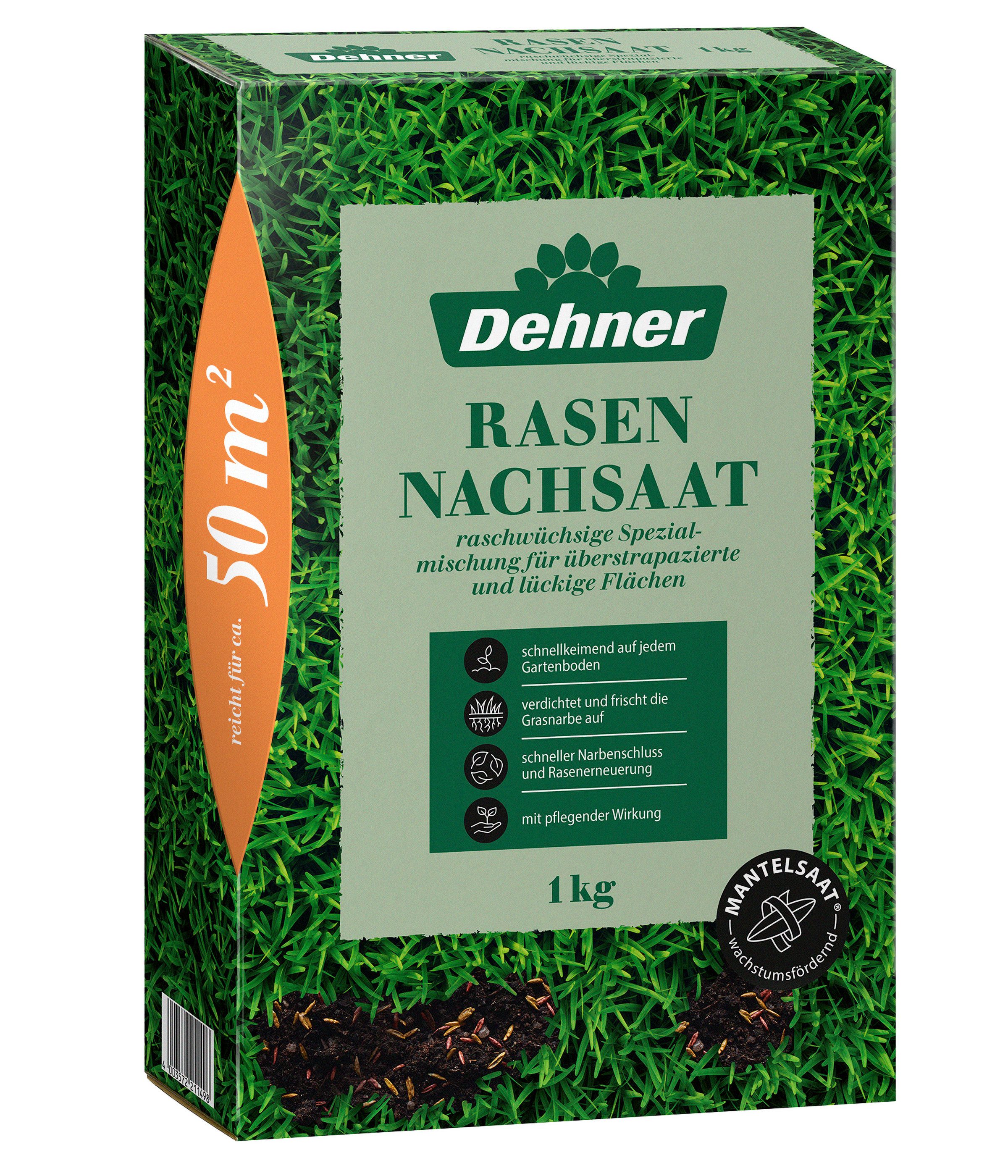 Rasensamen Rasen-Nachsaat Saatgut, schnell keimend, pflegeleicht, versch. Größen
