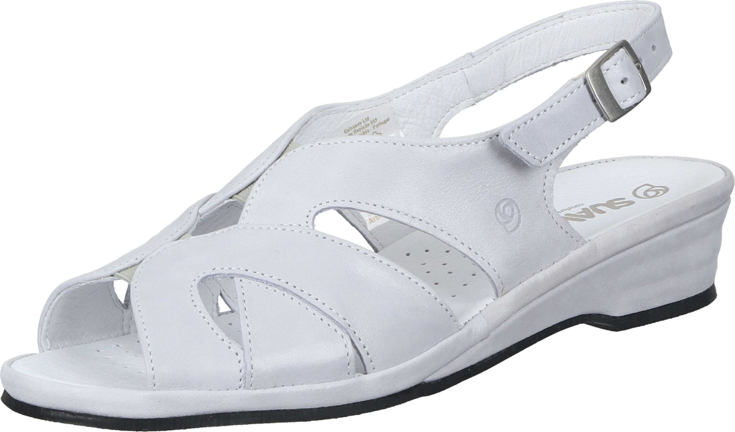 Suave mit Sandale Gummizug Sandalen hellgrau