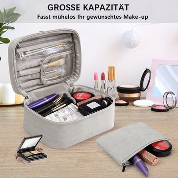 Coonoor Kosmetiktasche Große Kulturbeutel wasserdichte für Reise Make-up Taschen für Damen, mit Abnehmbare kleine Tasche