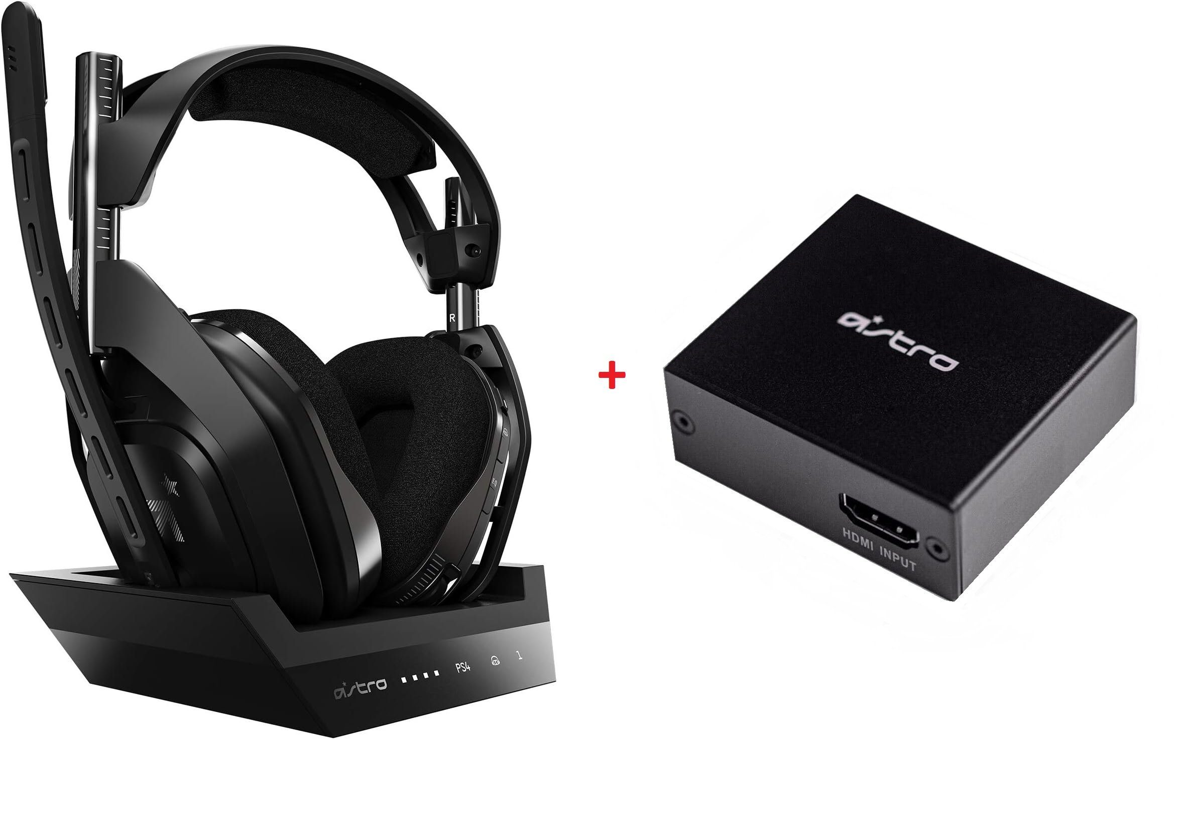 ASTRO A50 für PS4 PS5 inklusive PS5 HDMI-Steckernetzteil Bundle Gaming-Headset (Bluetooth)
