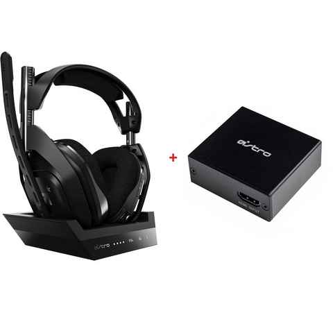 ASTRO A50 für PS4 PS5 inklusive PS5 HDMI-Steckernetzteil Bundle Gaming-Headset (Bluetooth)