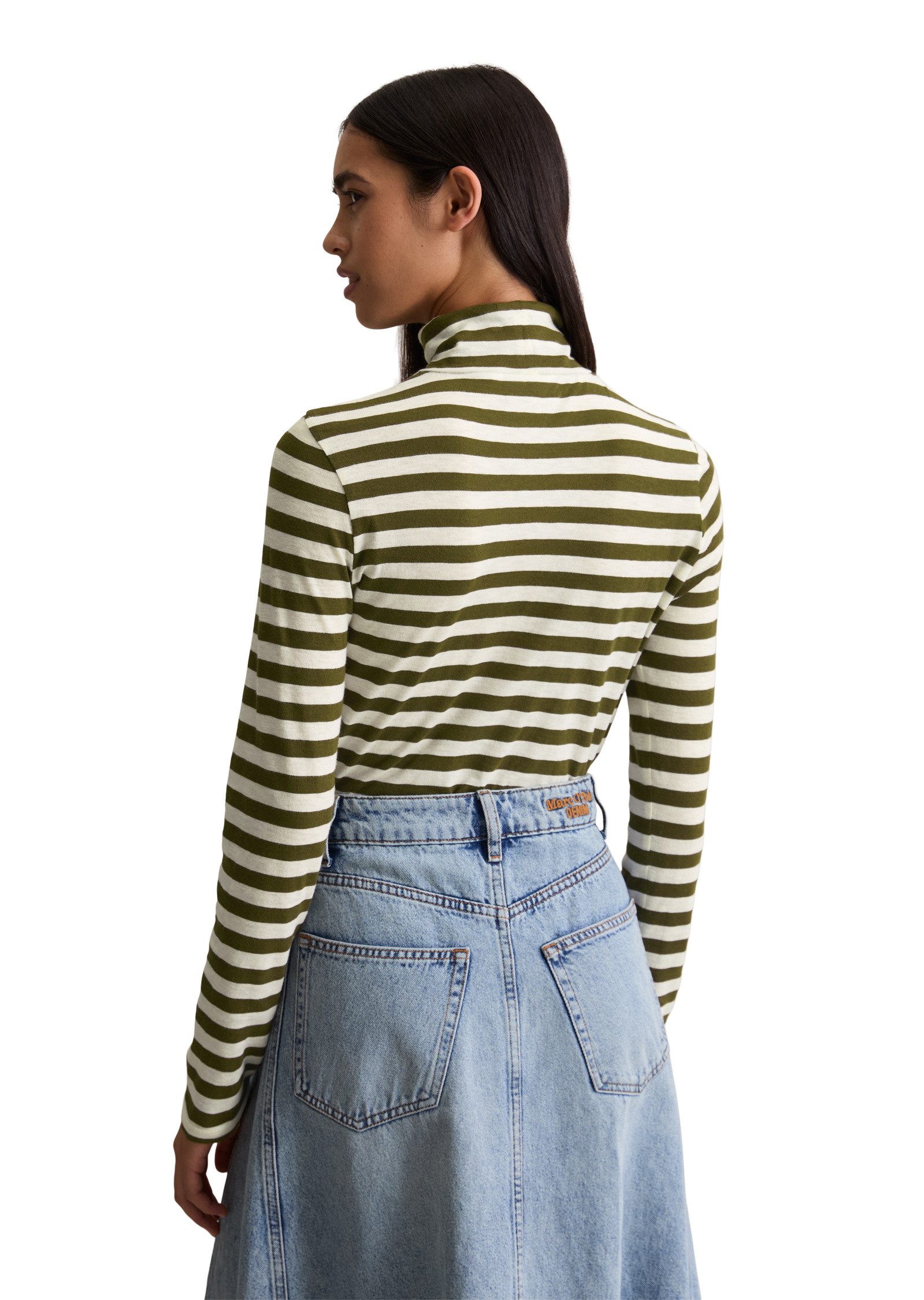 Marc O'Polo DENIM Langarmshirt aus Organic Cotton Jersey