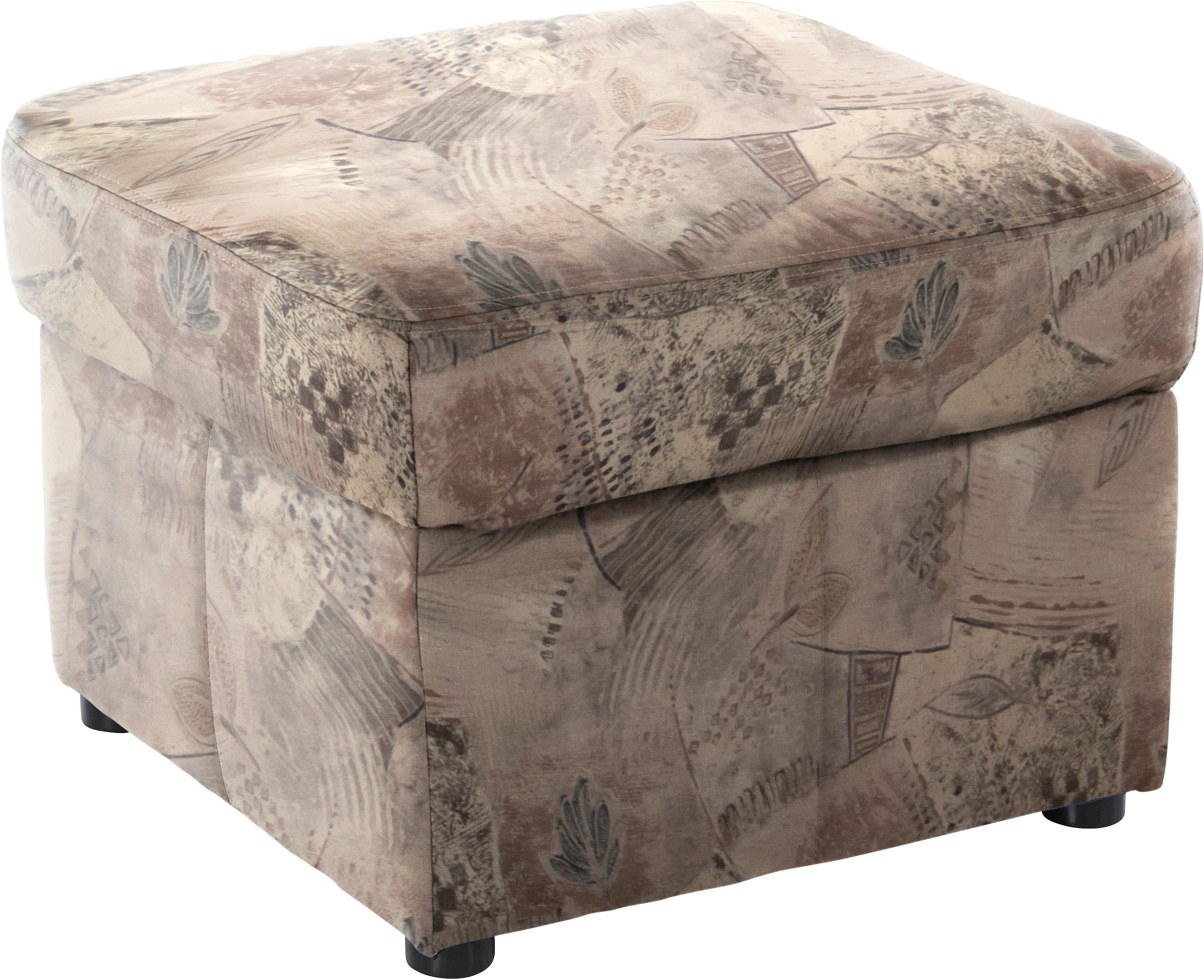 DOMO collection Polsterhocker Bahia belastbar bis 140kg/ Sitz, passend zur "Bahia"-Serie