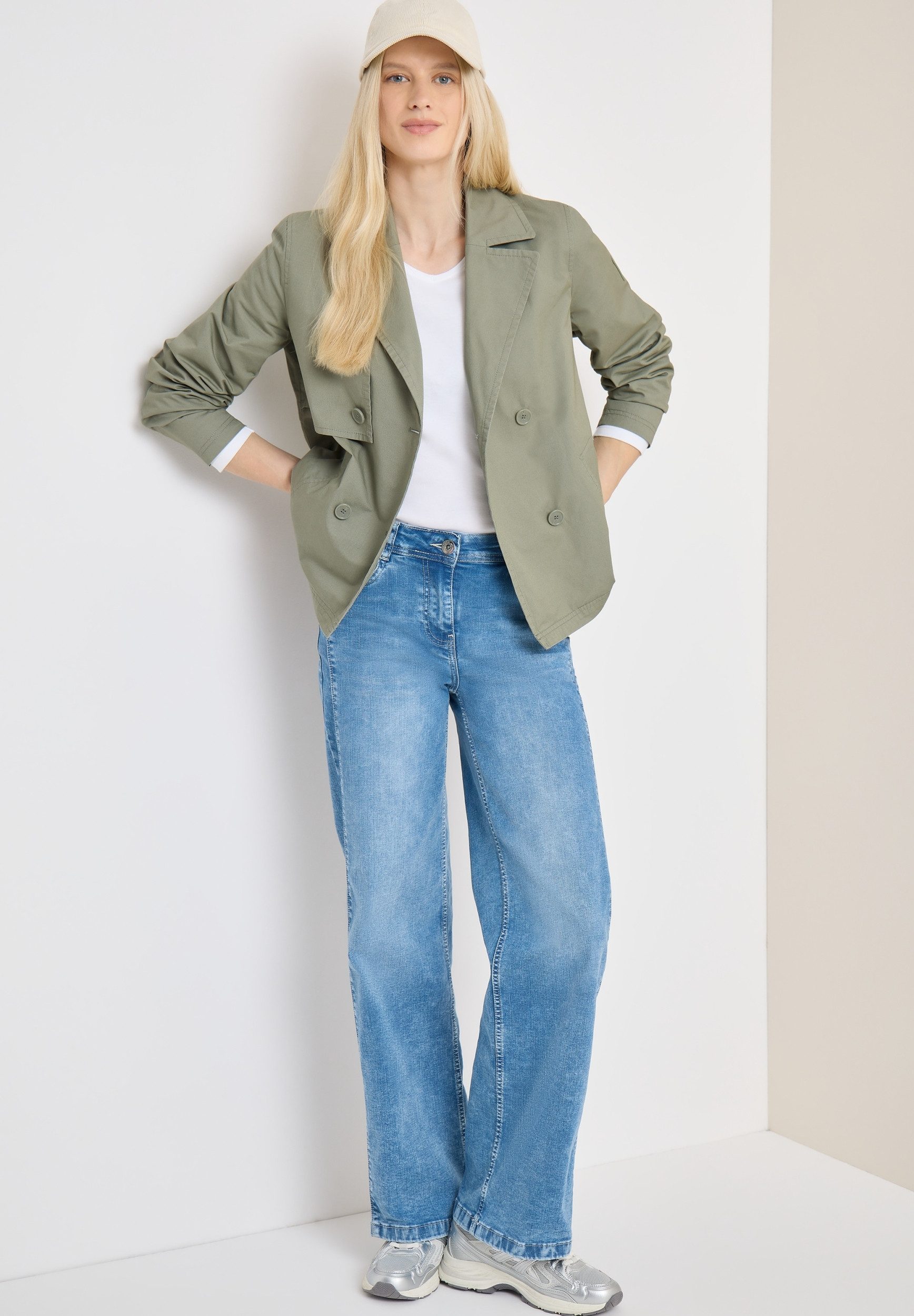 CECIL Hybridjacke Trenchcoat in verkürzter Passform – Bild 3 von 5
