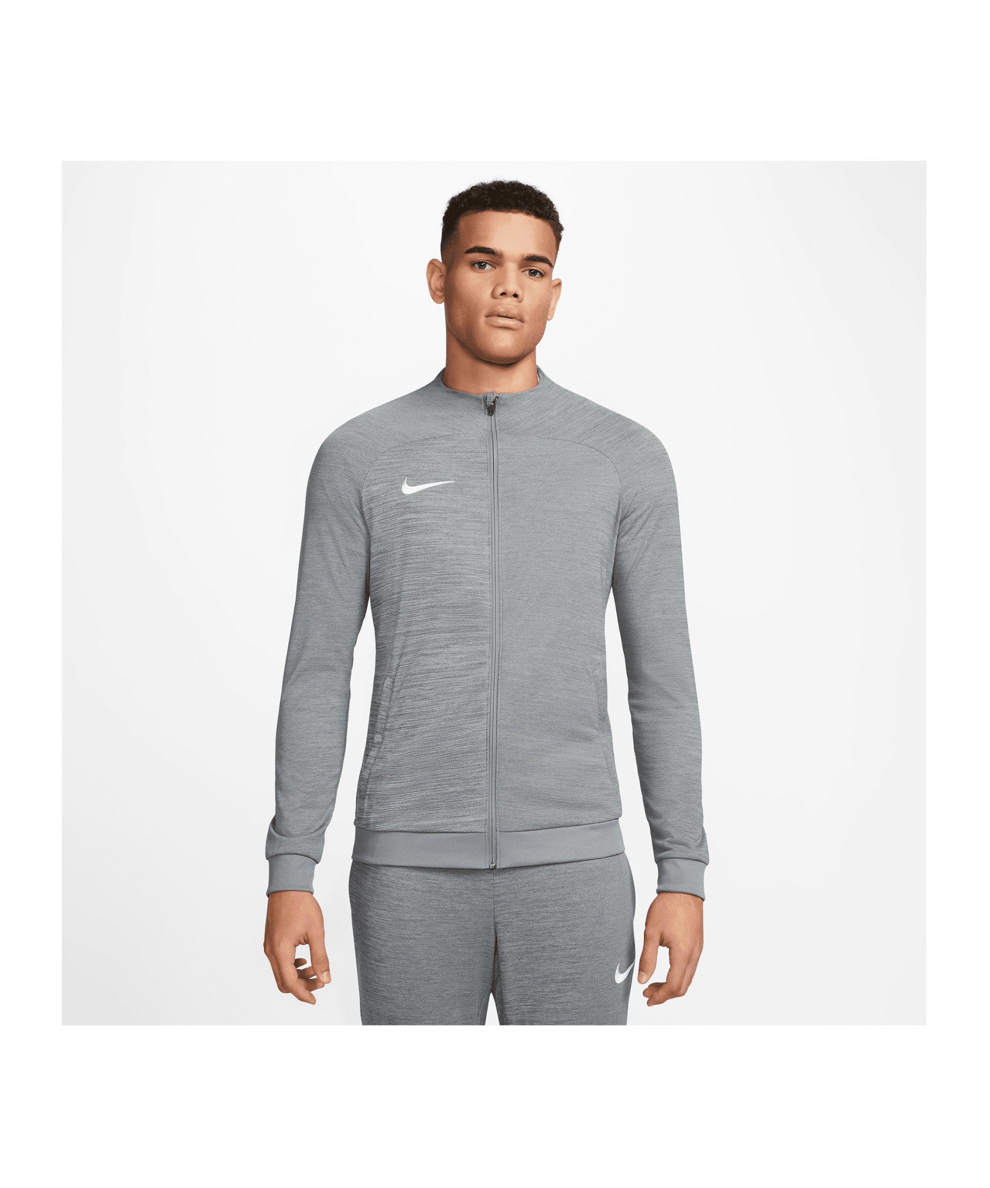 grauschwarz Nike Sweatjacke Trainingsjacke Academy