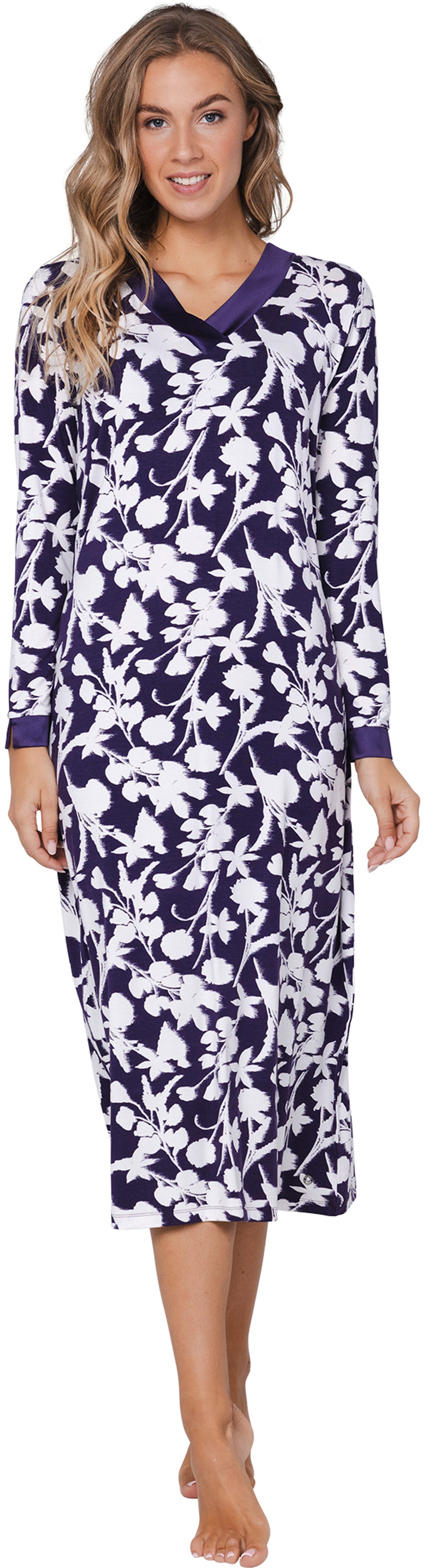 Pastunette Nachthemd Damen Schlafshirt lang (1-tlg) Edles Design