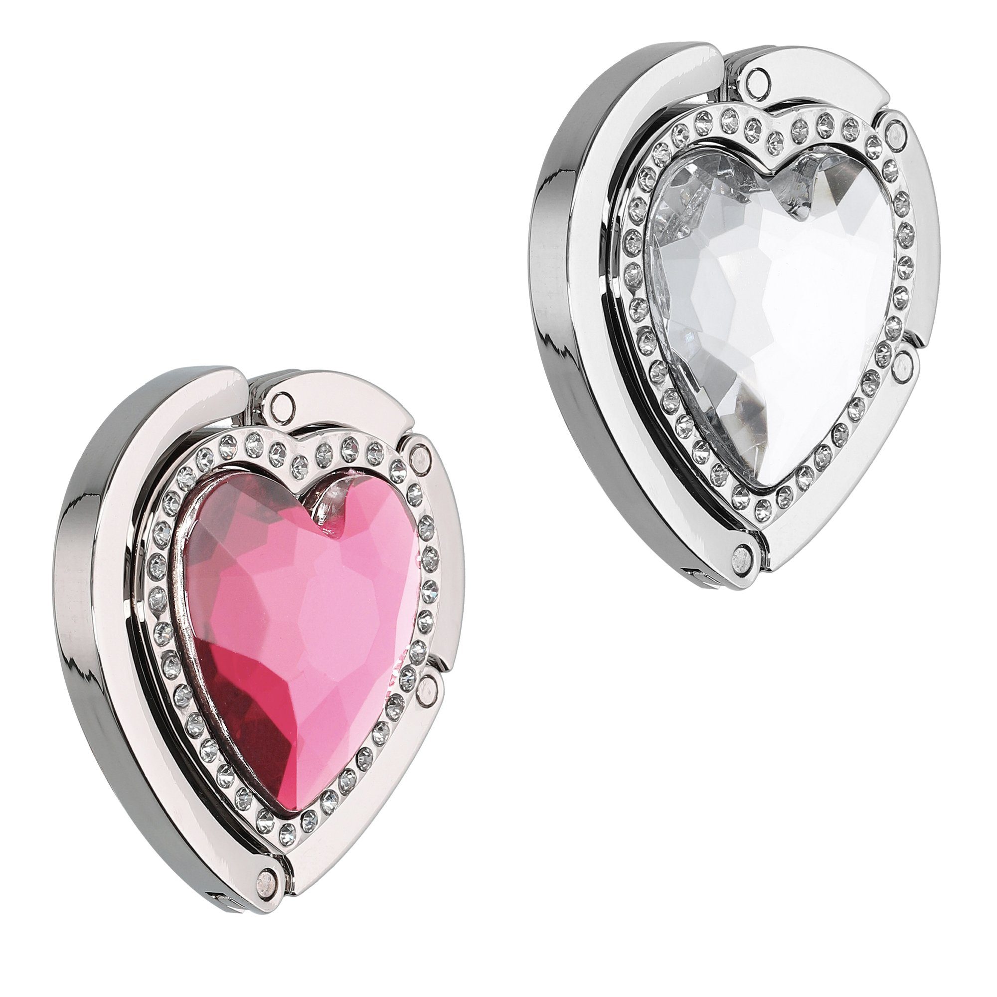 kwmobile Taschen-Halterung 2x Tisch Handtaschenhalter Haken, (1-tlg., Faltb günstig online kaufen