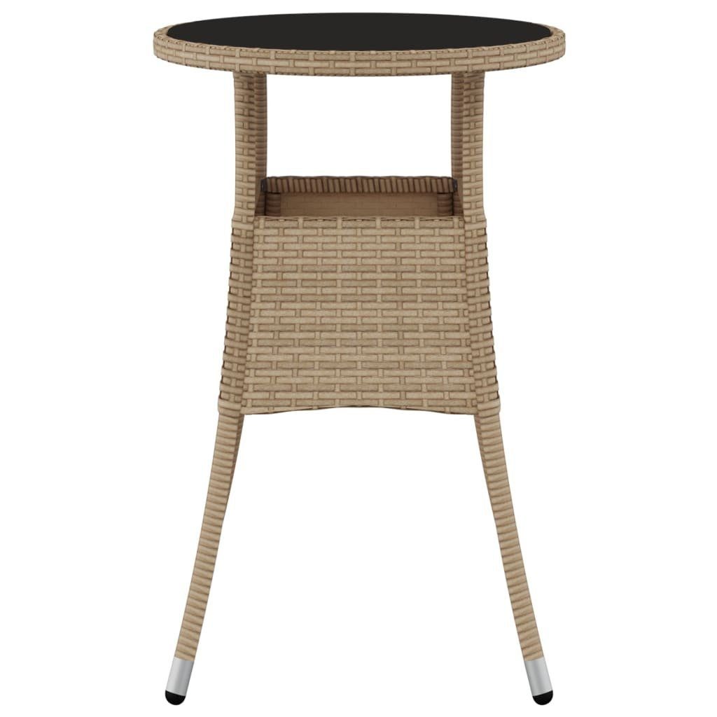vidaXL Gartentisch Gartentisch Ø60x75 cm Hartglas günstig online kaufen
