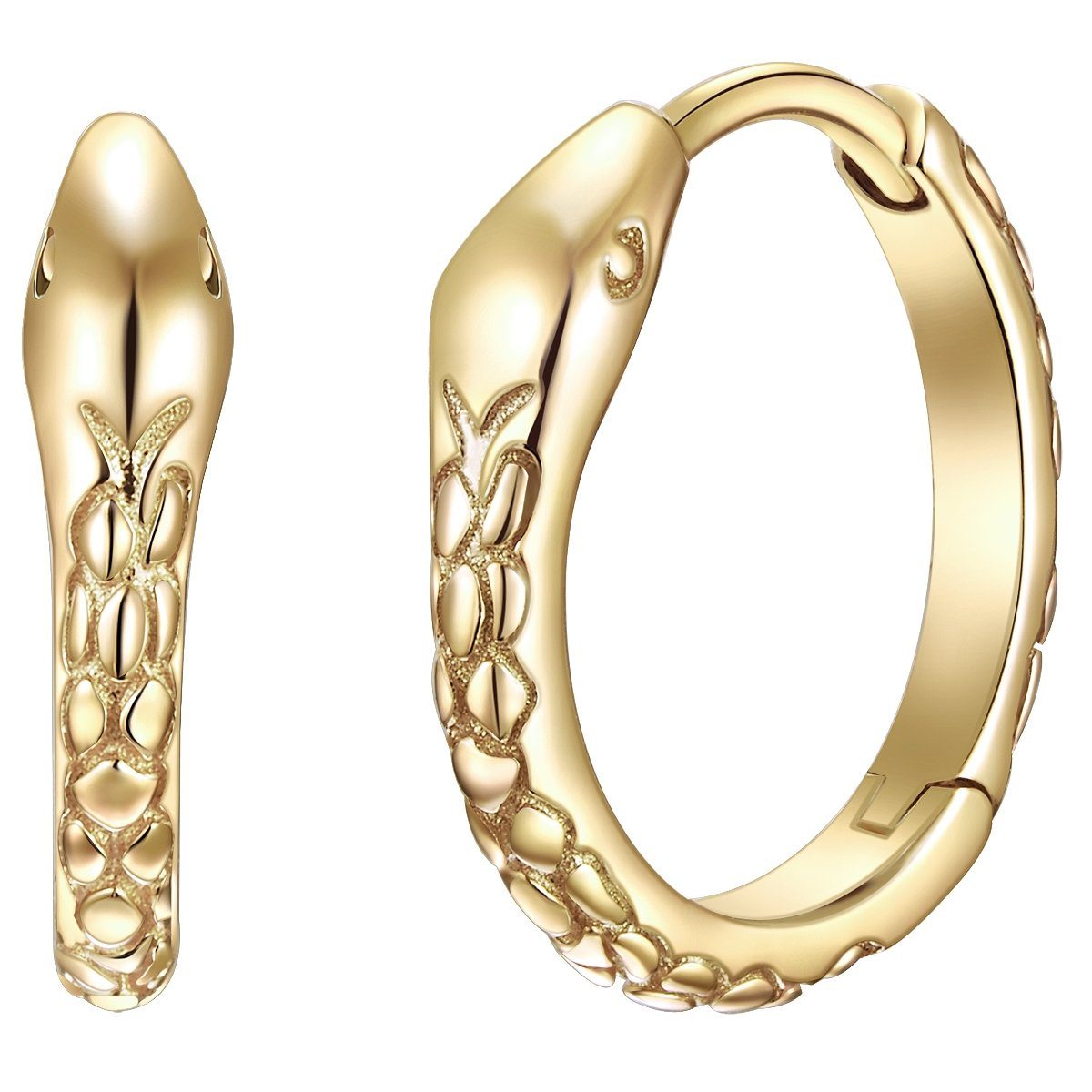 Glanzstücke München Paar Creolen gelbgold, aus Sterling Silber günstig online kaufen