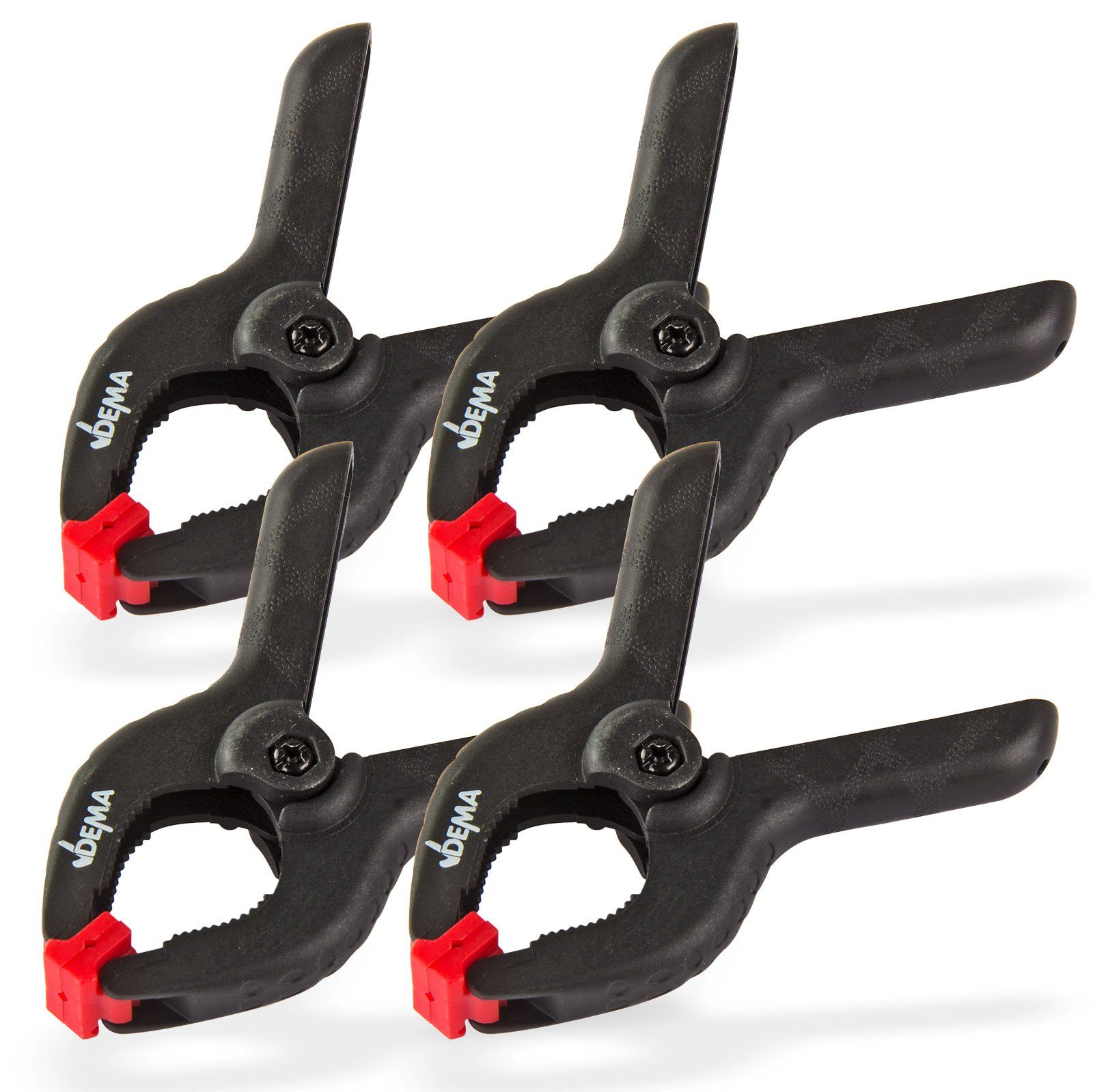 DEMA Klemmzwinge Leimzwingen 85 mm Kunststoff 4er Set, (4 St)