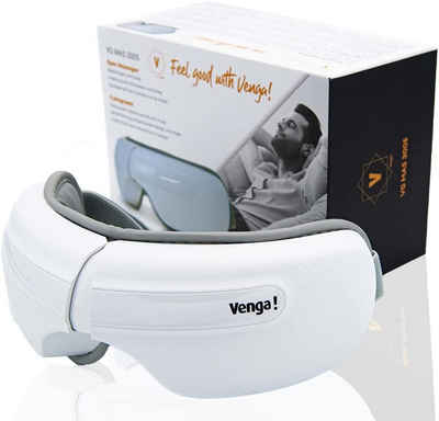 Venga! Beruhigungs- und Entspannungsgerät Augenmassagegerät VG MAS 3005, 3 Modi: von Luftdruckmassage bis Vogelgezwitscher
