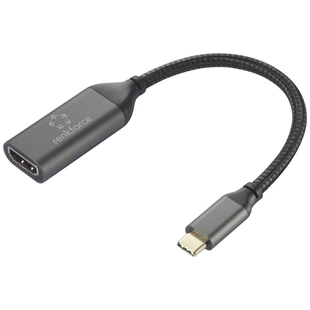 Renkforce RF-5234038 USB-C® / HDMI Adapterkabel [1x USB-C® Stecker - 1 TV-Adapter