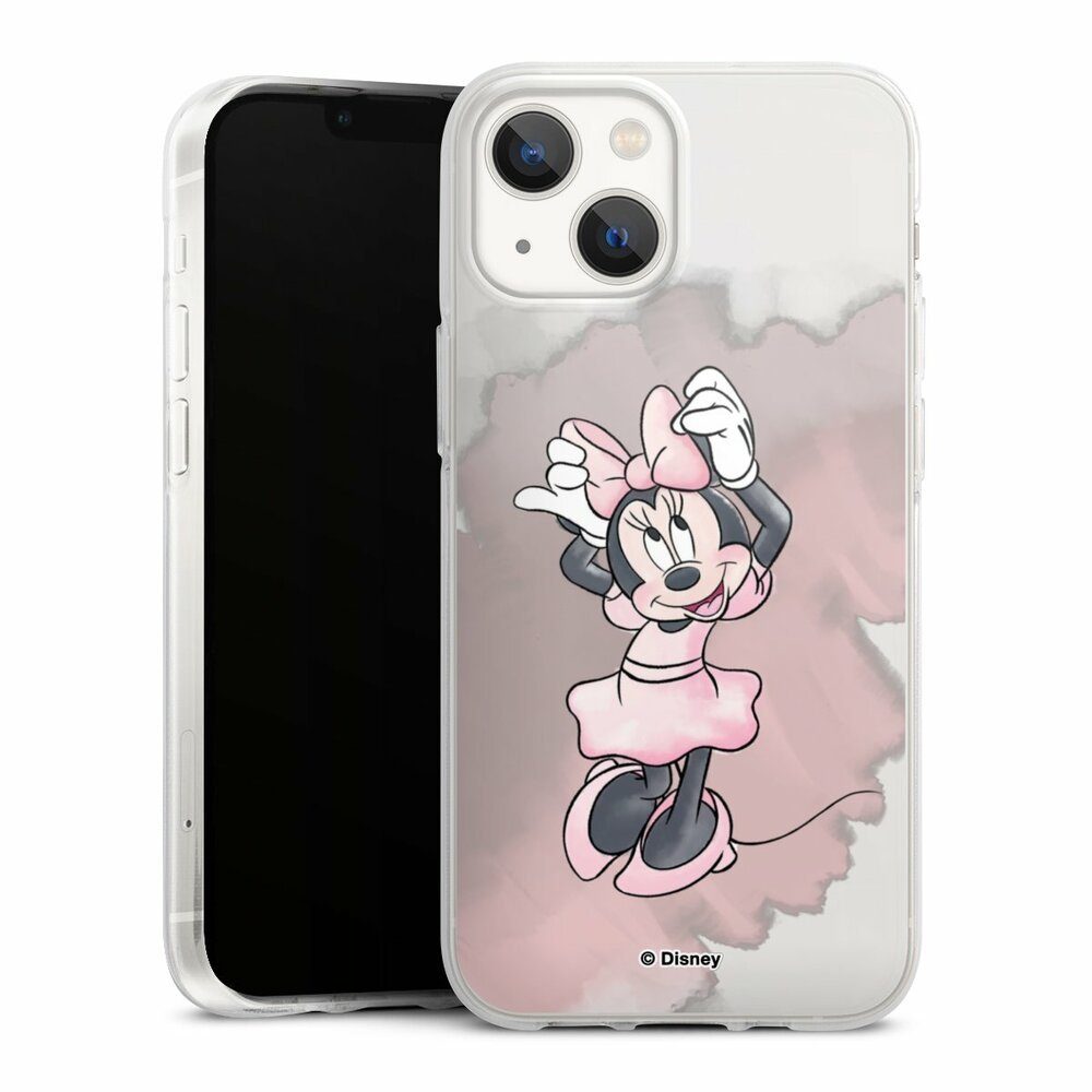DeinDesign Handyhülle Mickey & Minnie Mouse Disney Motiv ohne Hintergrund, Apple iPhone 13 Mini Silikon Hülle Bumper Case Handy Schutzhülle