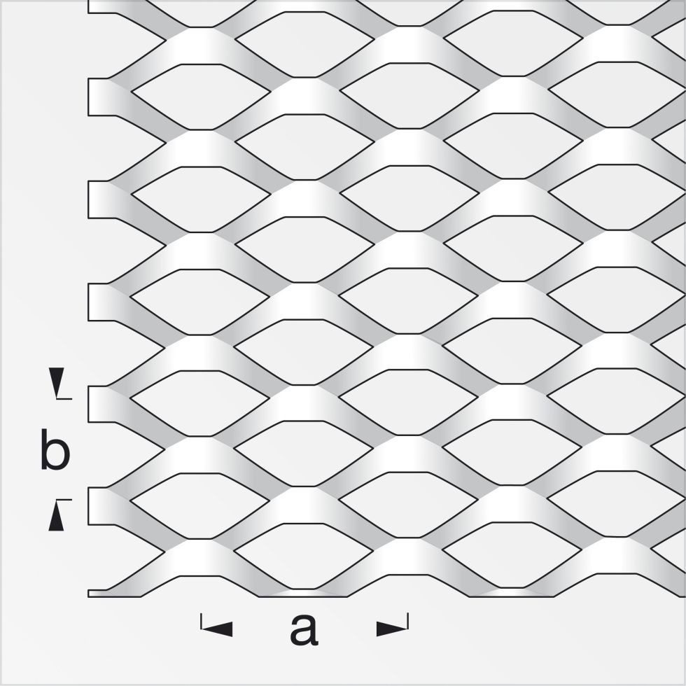 alfer Schutzblech alfer Streckmetall Aluminium