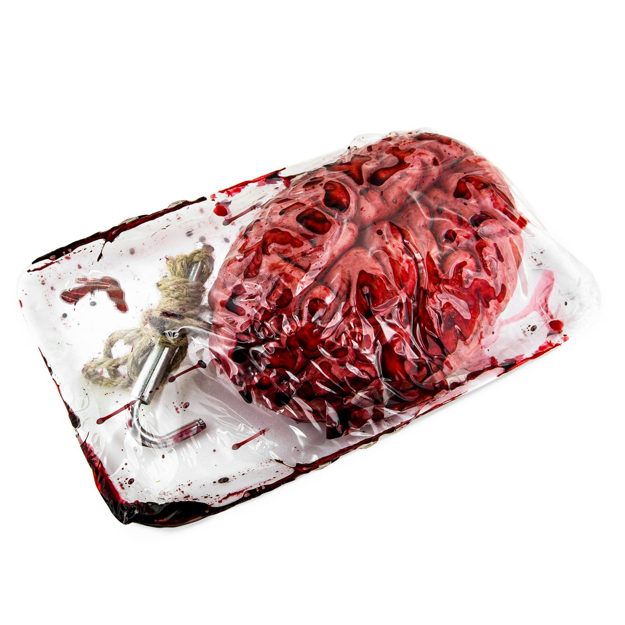 Metamorph Kostüm Gehirn Halloween Dekoration, Blutiges Gehirn als Speise für Zombies und Dämonen