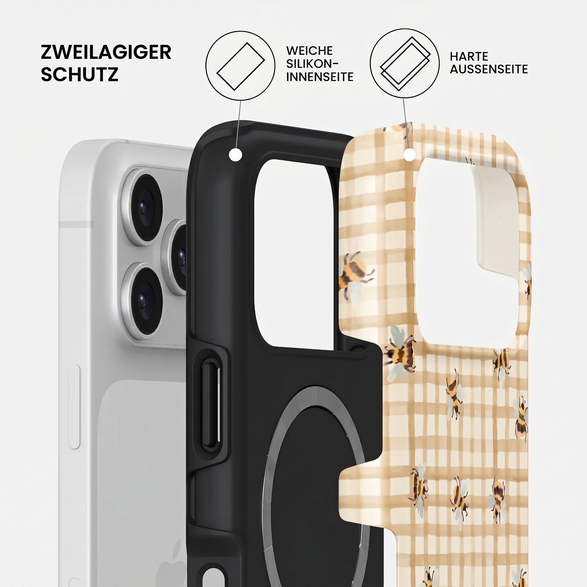 BURGA Backcover Burga Tough Back Cover MagSafe Apple iPhone 17 Pro Max - Honeycomb