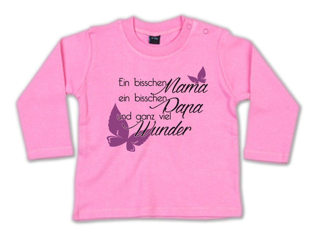 Ggraphics Longsleeve Ein bisschen Mama, ein bisschen Papa und ganz