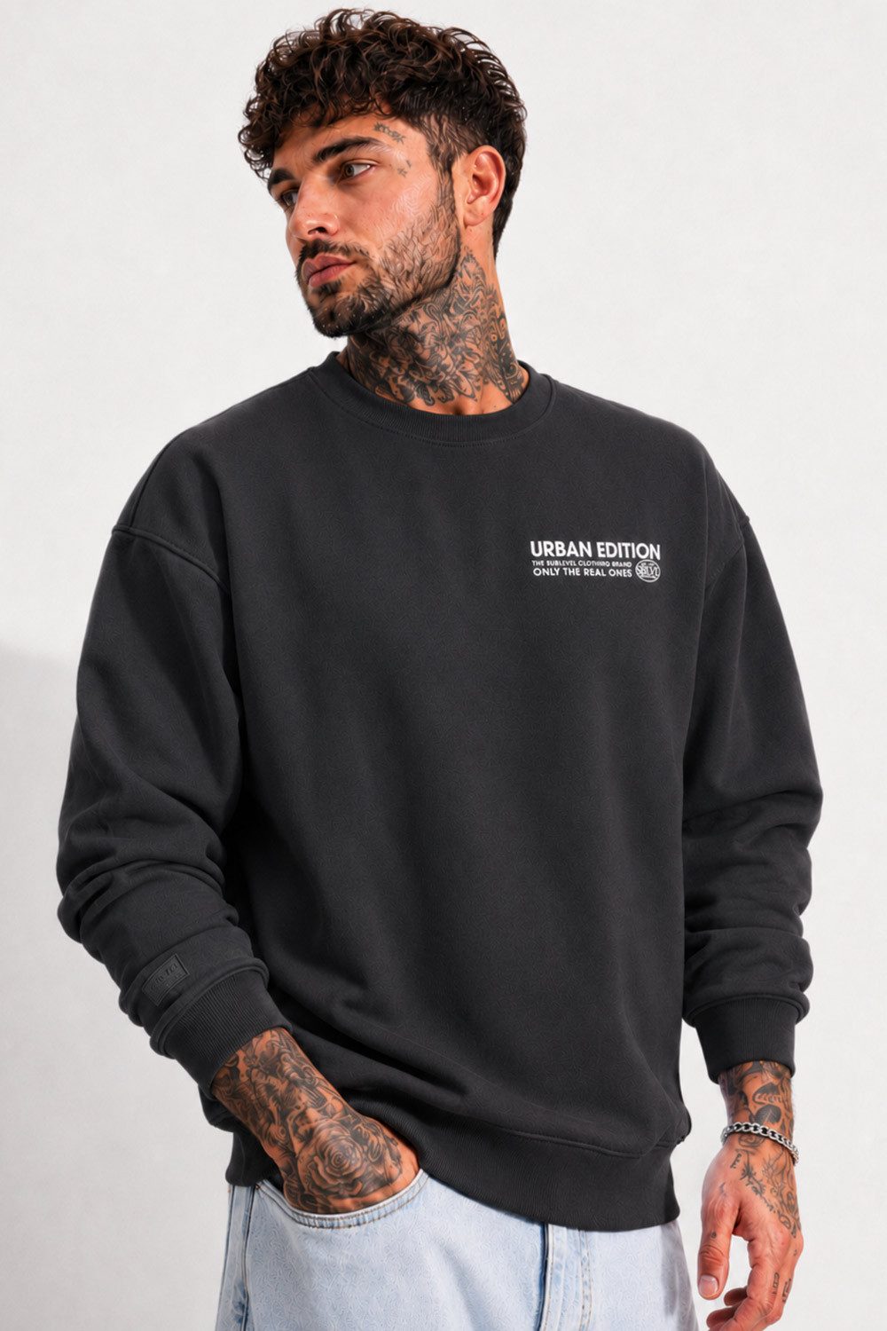 Sweatshirt Pullover Herren Sweater Sweatshirt Rundhals